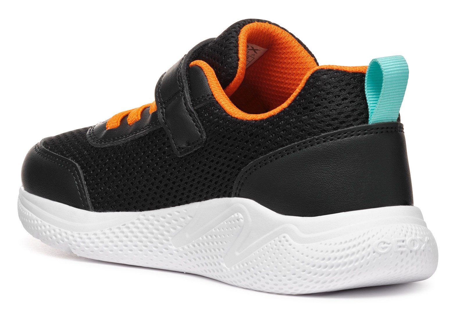 Geox Sneakers J SPRINTYE BOY , klittenbandschoen, vrijetijdsschoen, jongensschoen met elastische veters