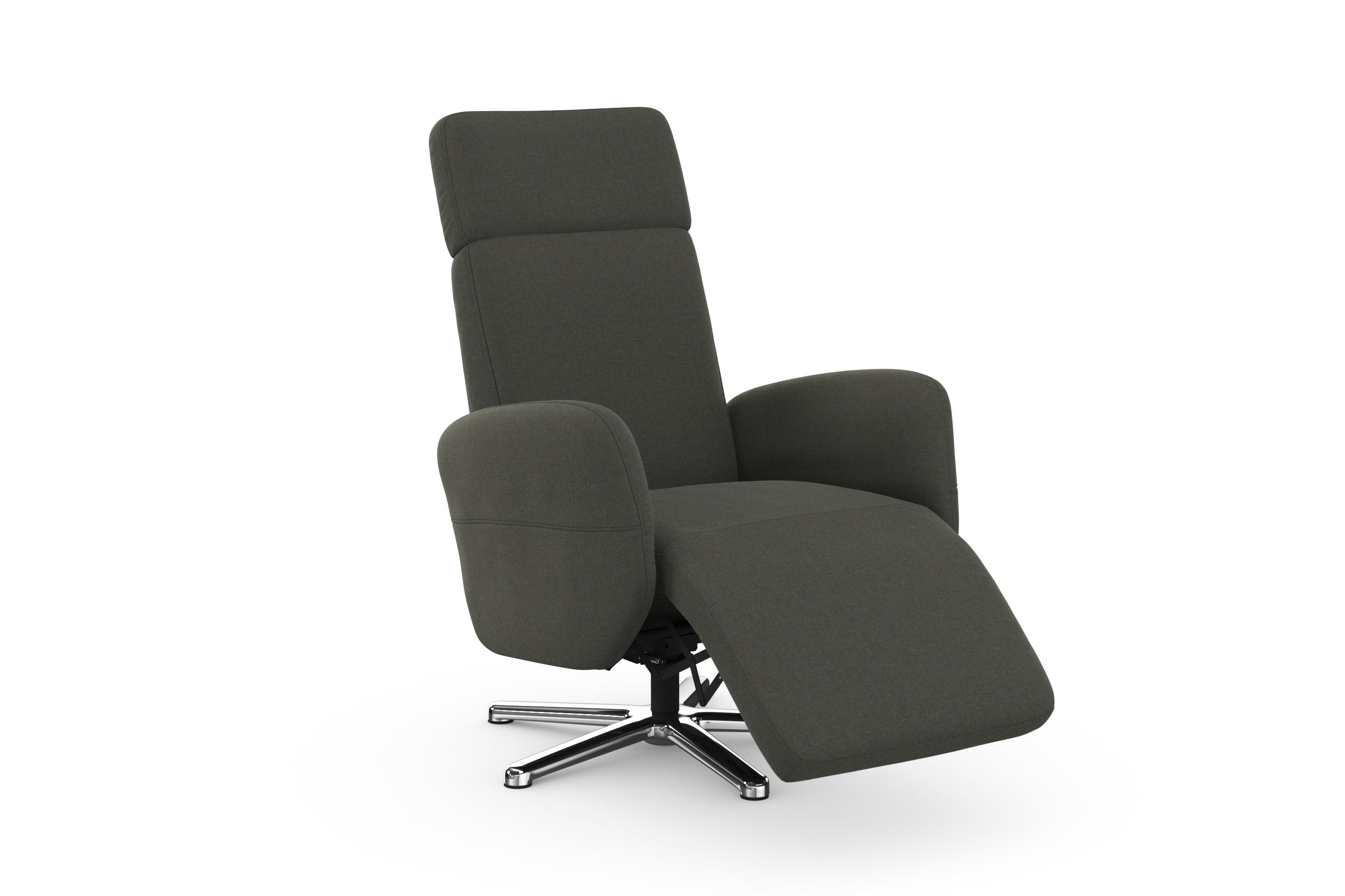 sit&more Relaxfauteuil Grenoble, incl. hoofdsteunverstelling en bekabelde afstandsbediening
