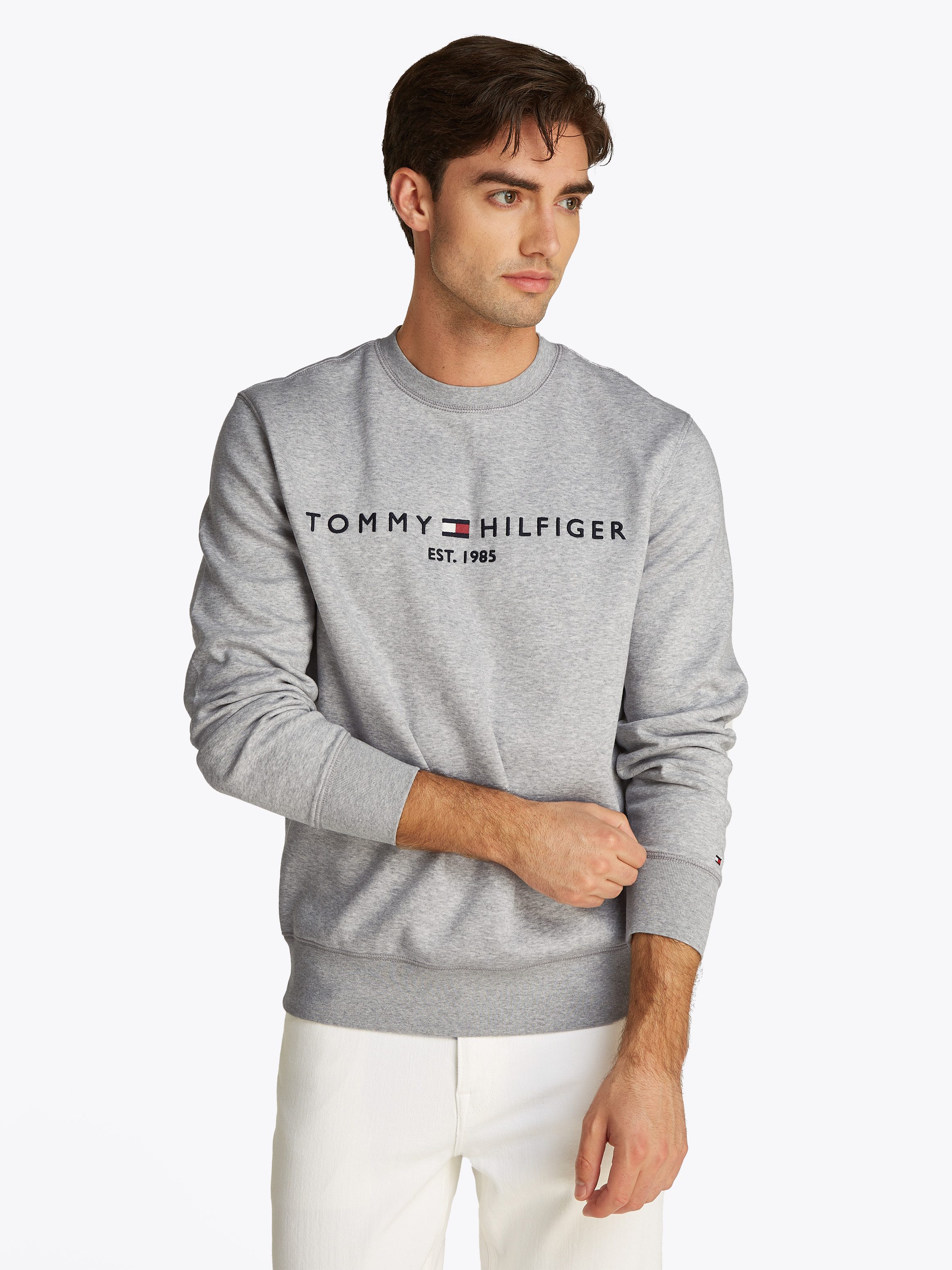 Tommy Hilfiger Sweatshirt TOMMY LOGO SWEATSHIRT met klassieke ronde hals