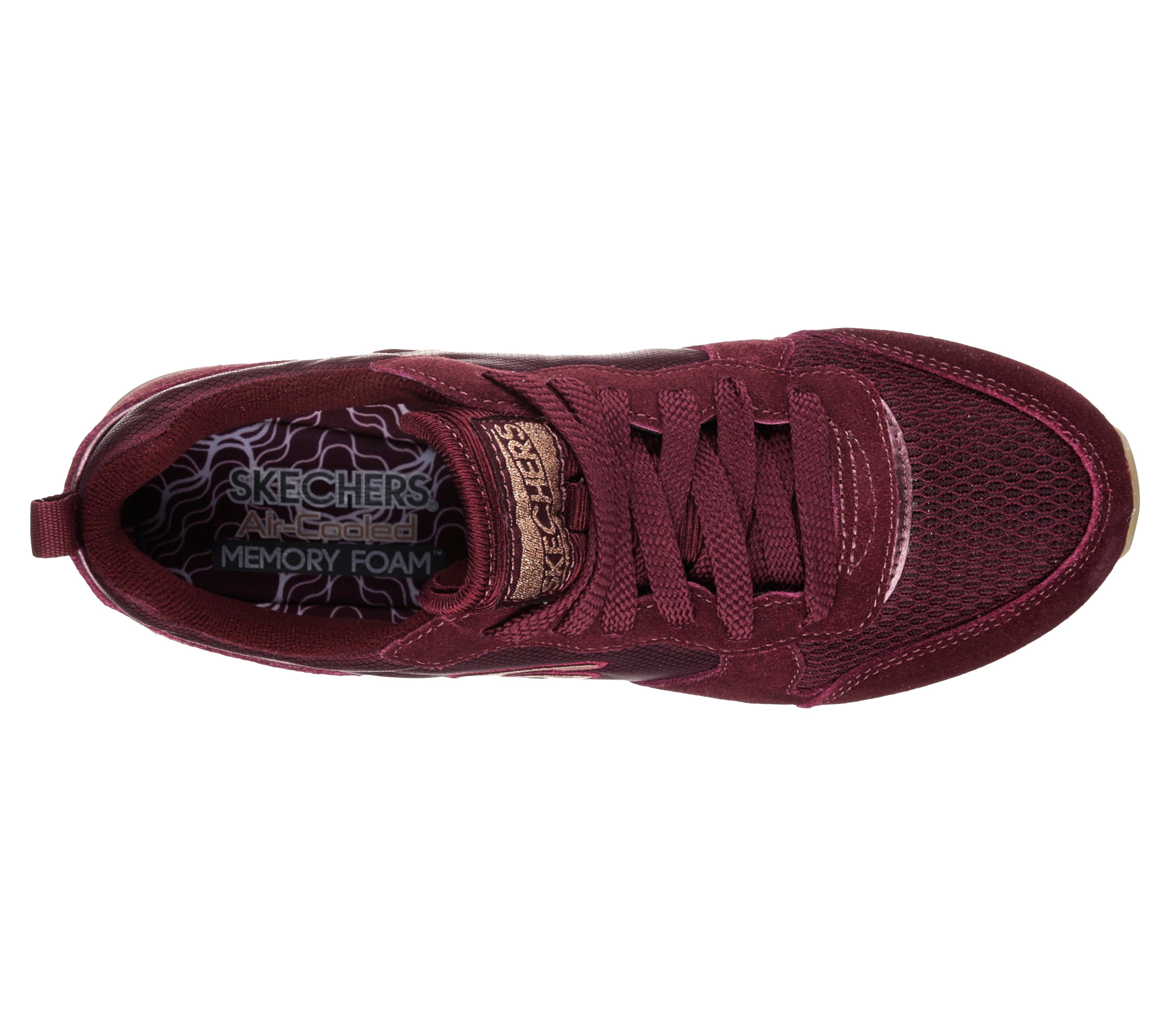 Skechers Sneakers OG 85 - GOLDN GURL Veterschoen, originele retro-jogginschoen met Air-Cooled Memory Foam®