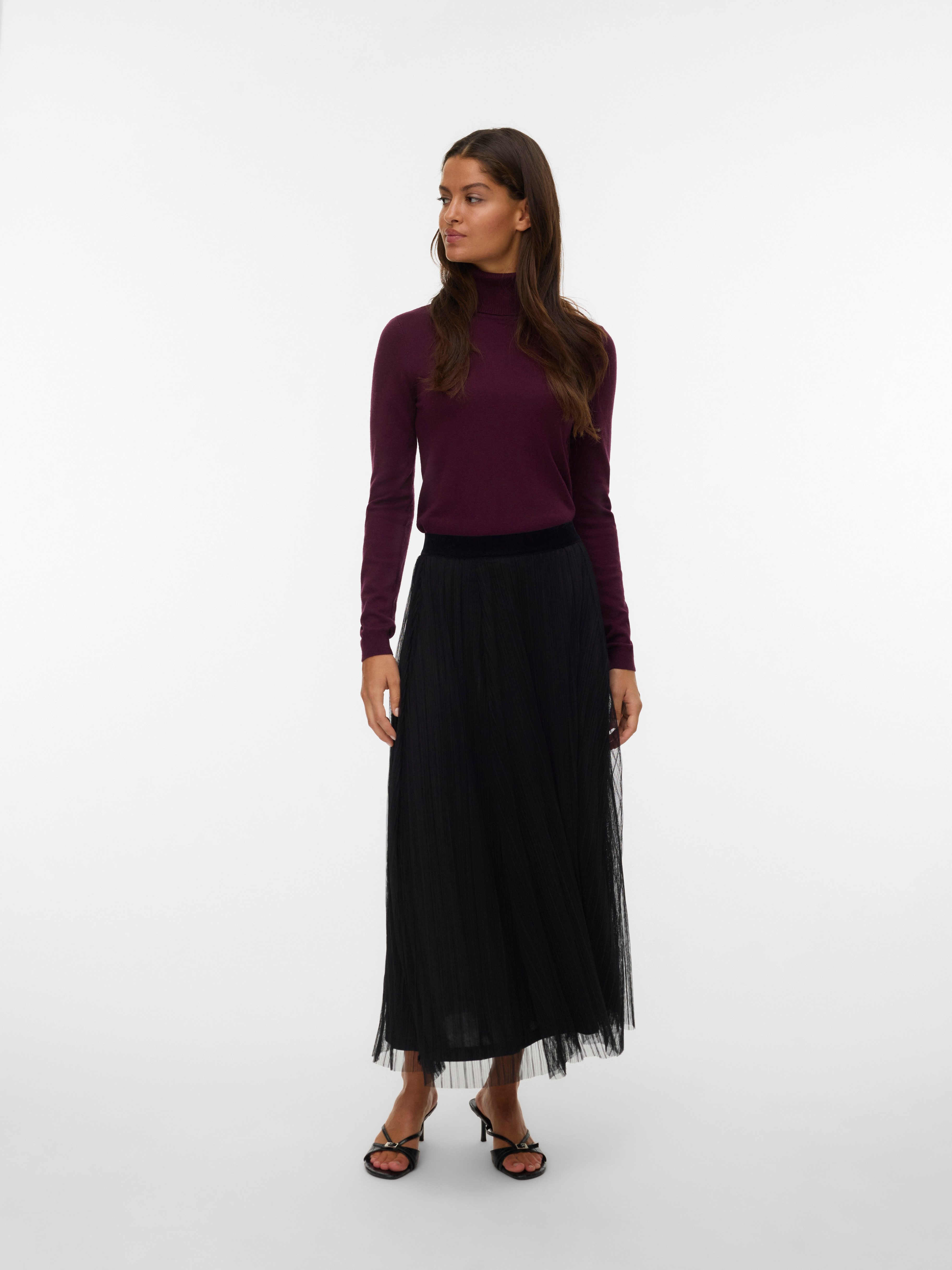 Vero Moda Gebreide trui VMIRIS LS ROLLNECK PULLOVER GA NOOS