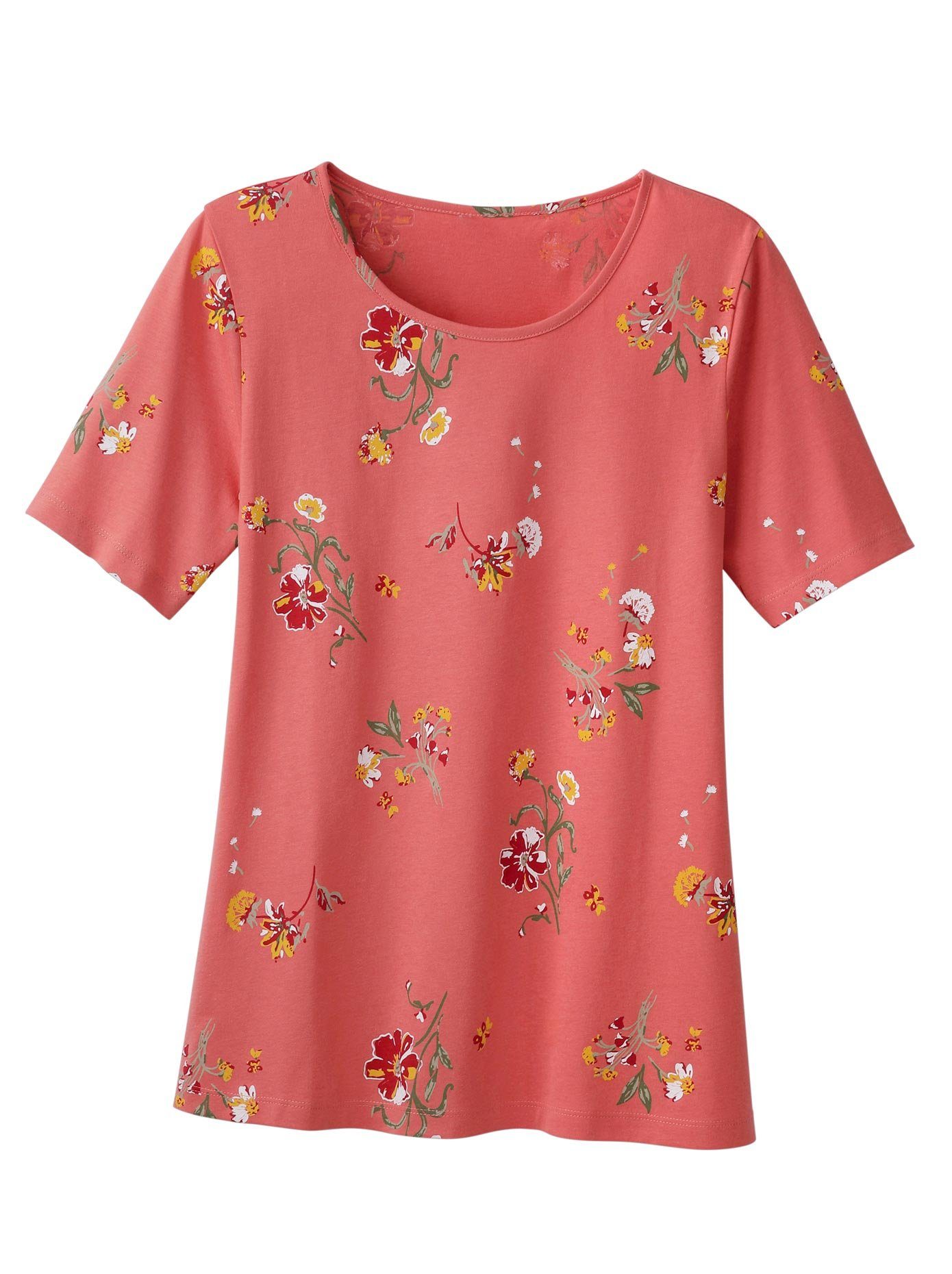 Classic Basics Shirt met print Shirt (1-delig)