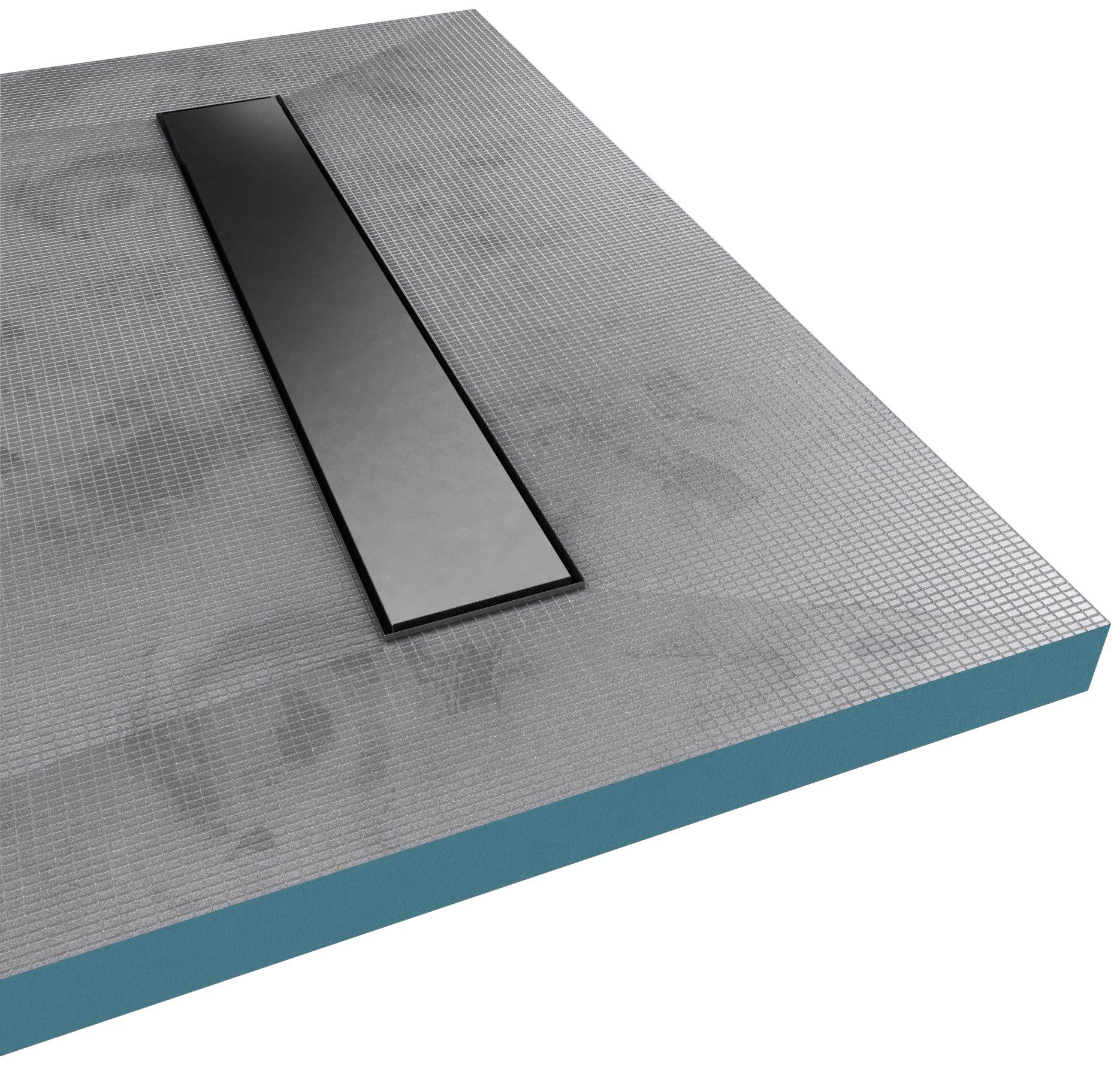 Marwell Douchebak 140 x 90x 4 cm, van zeer stevig polystyreen, inclusief sapgroef, 140 cm x 90 cm