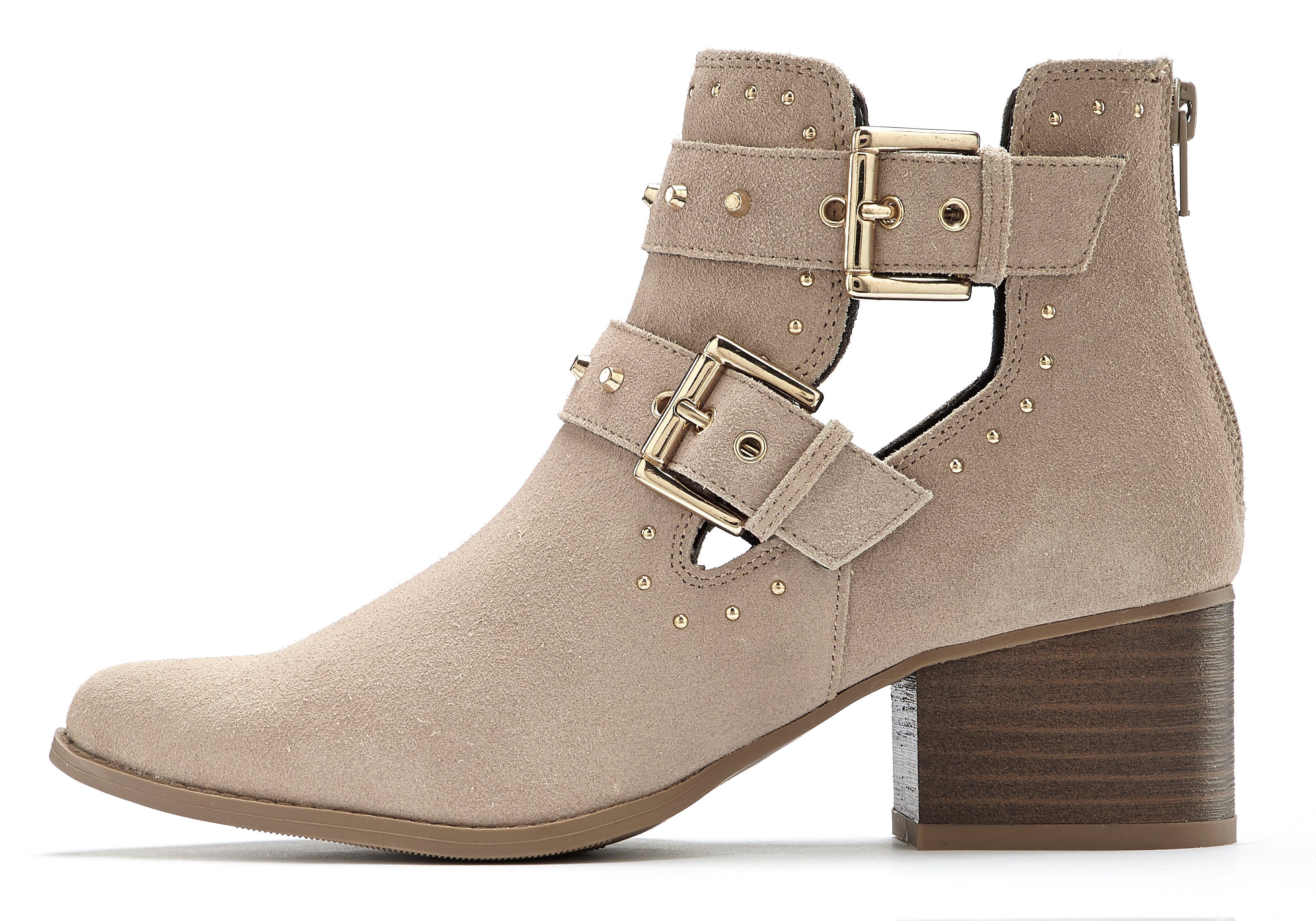 Lascana Cowboy laars Cowboy boots, westernlaarzen, enkelboots van leer