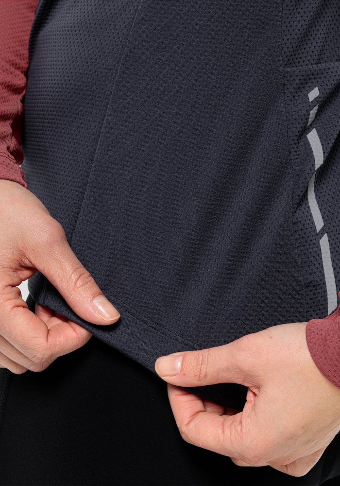 Jack Wolfskin Fietsjack MOROBBIA FZ L/S W