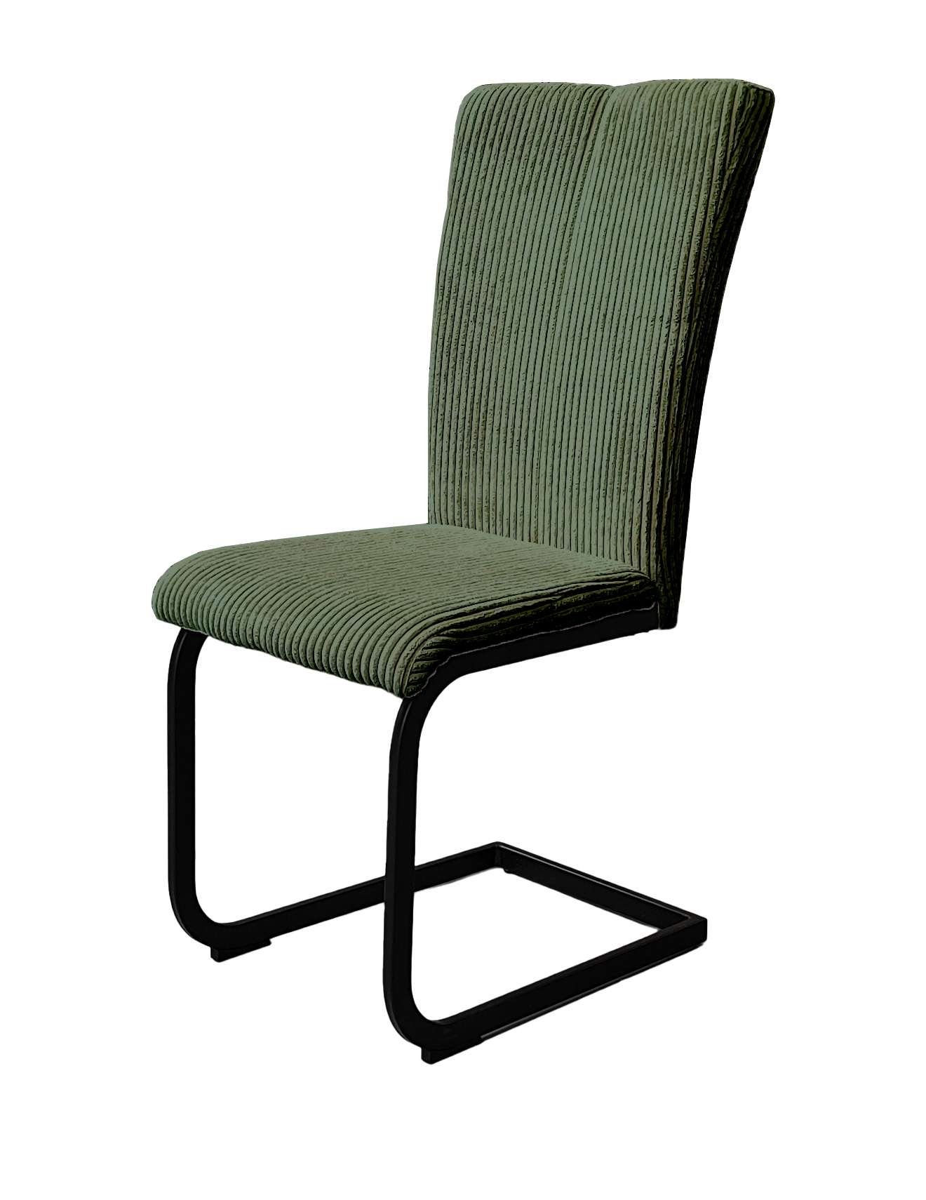 Home affaire Eethoek Oliver Hoekbank met golfvering in de zitting, tafel massief eiken (set, 4-delig)