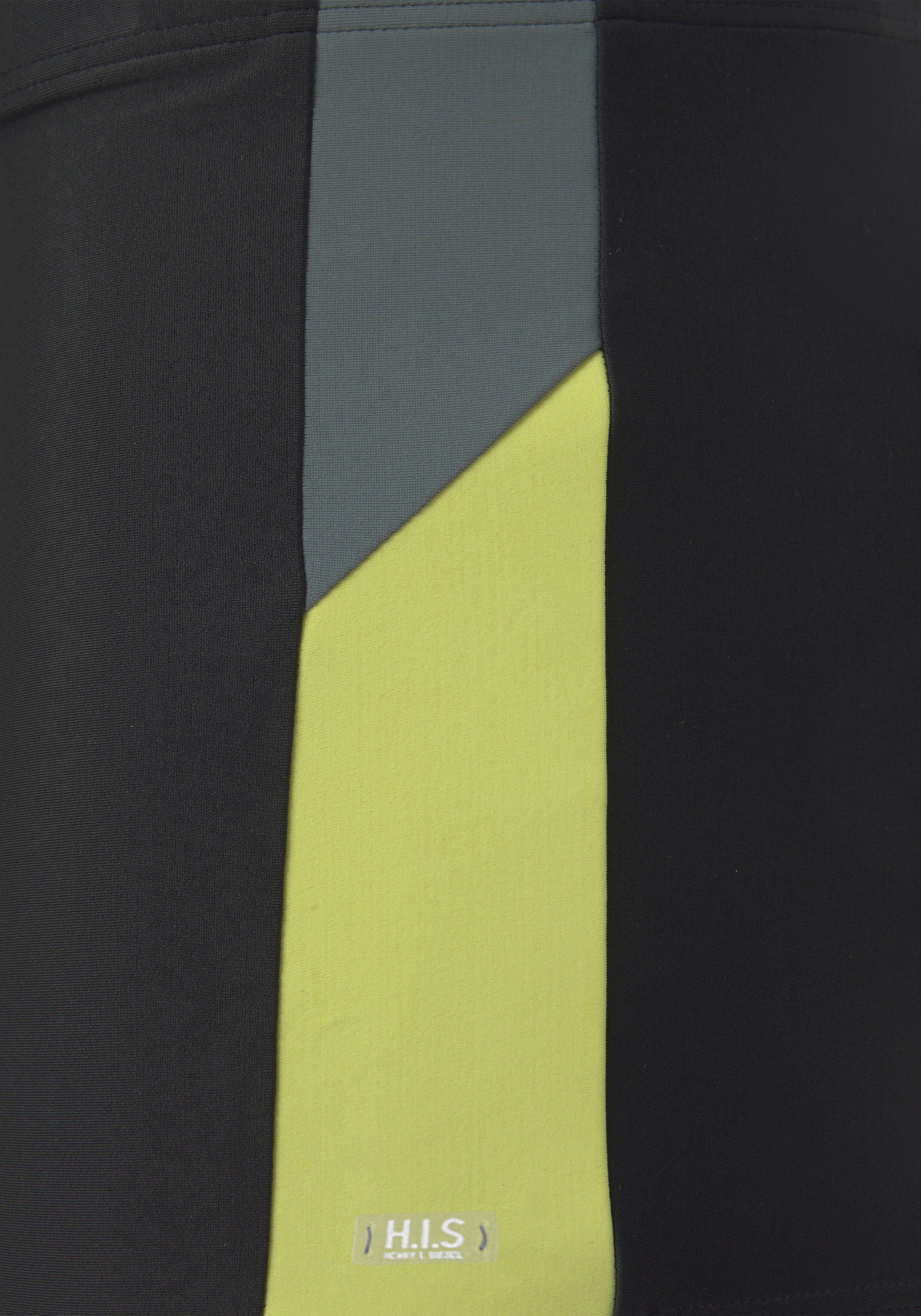 H.I.S Zwemboxer in colourblocking-design