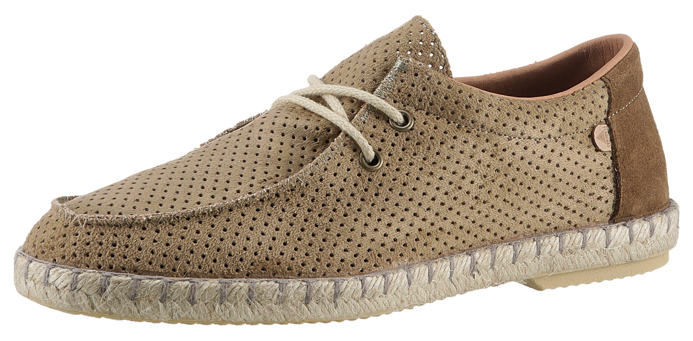 VERBENAS Mocassins TRUMAN HOLE , espadrilles, zomerschoen, vrijetijdsschoen met mooie siernaad