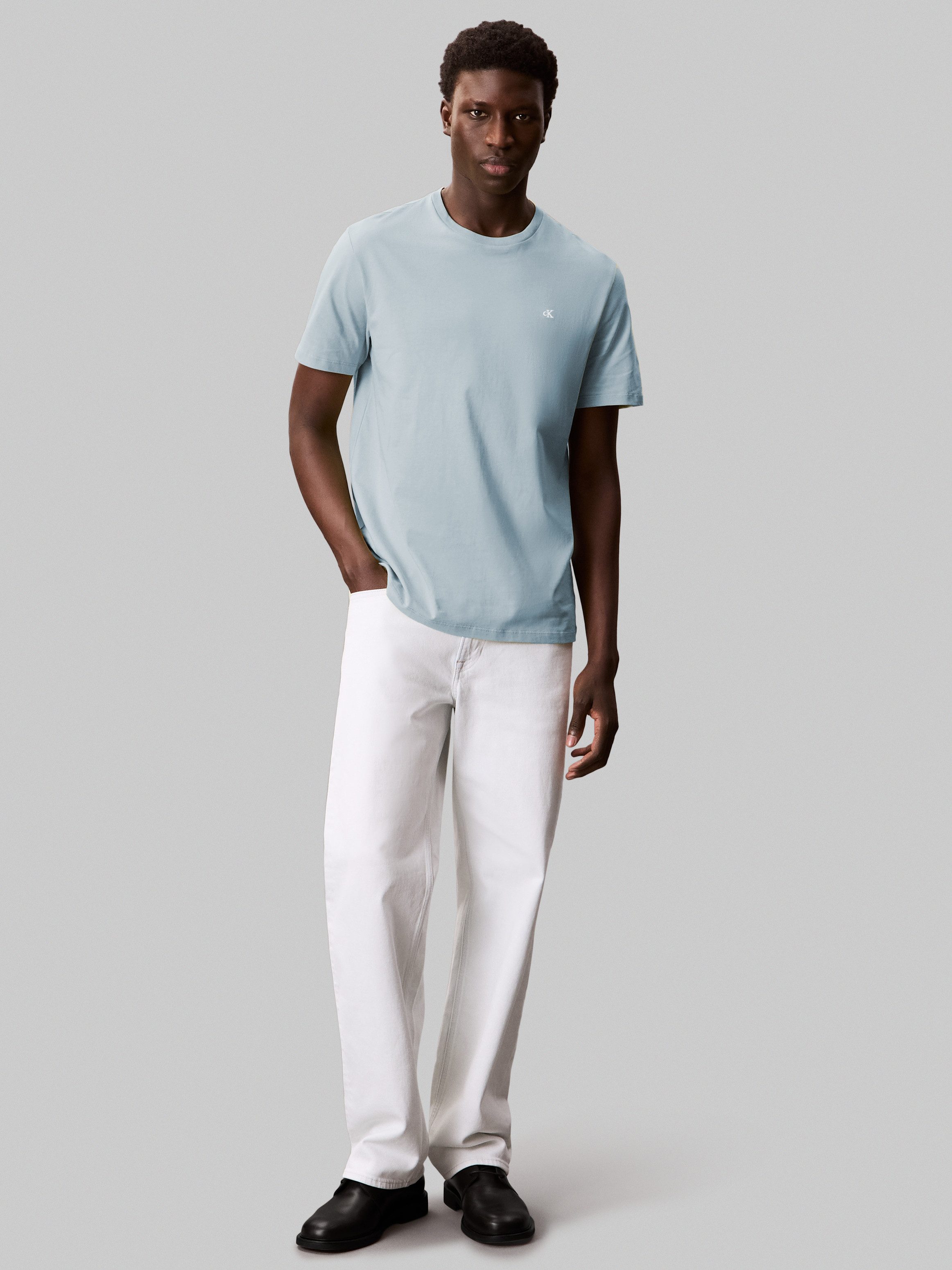 Calvin Klein T-shirt SS SMOOTH CTTN SOLID CREWNK TEE