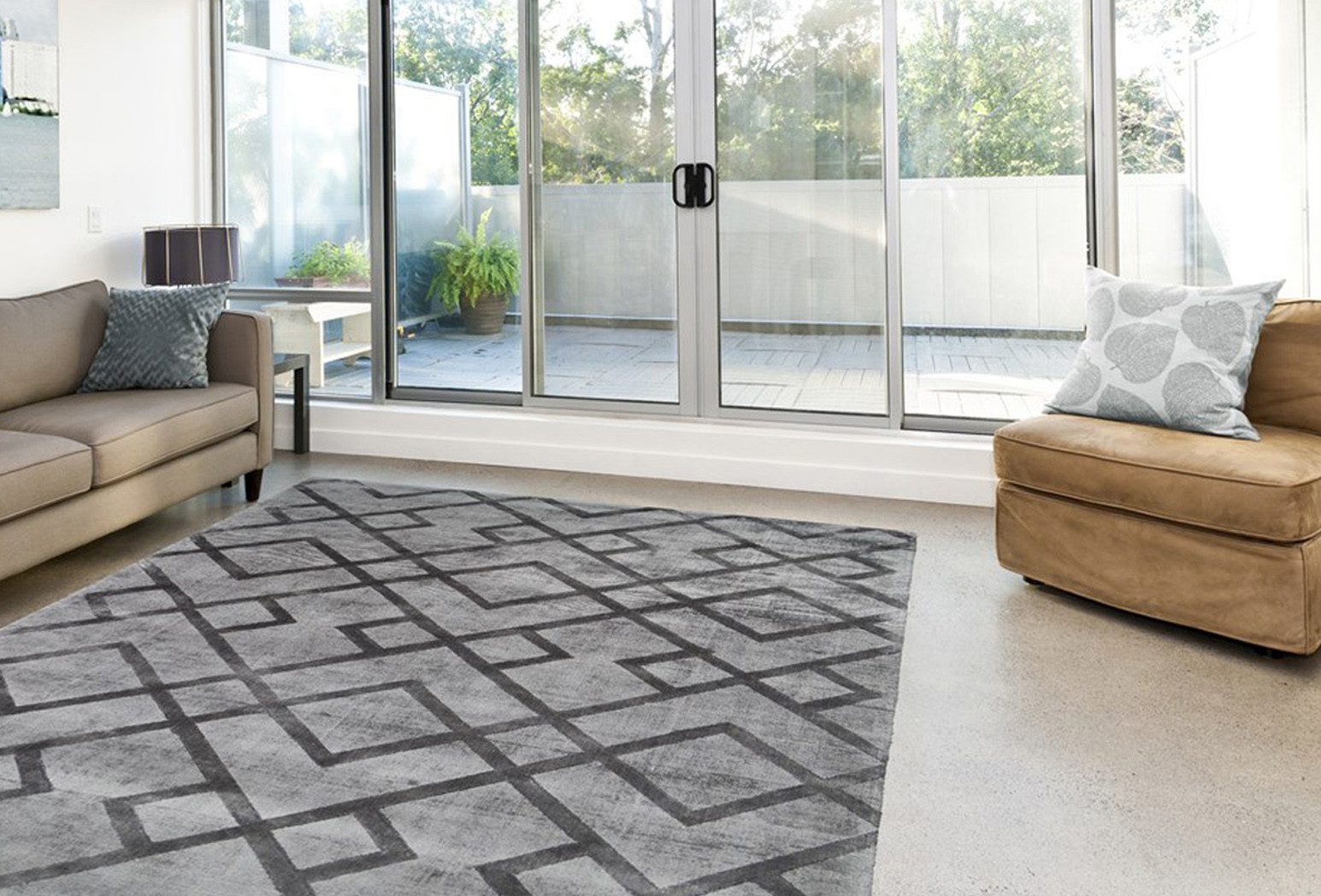 calo-deluxe Vloerkleed Viteox 310 Viscose, korte pool, woonkamer