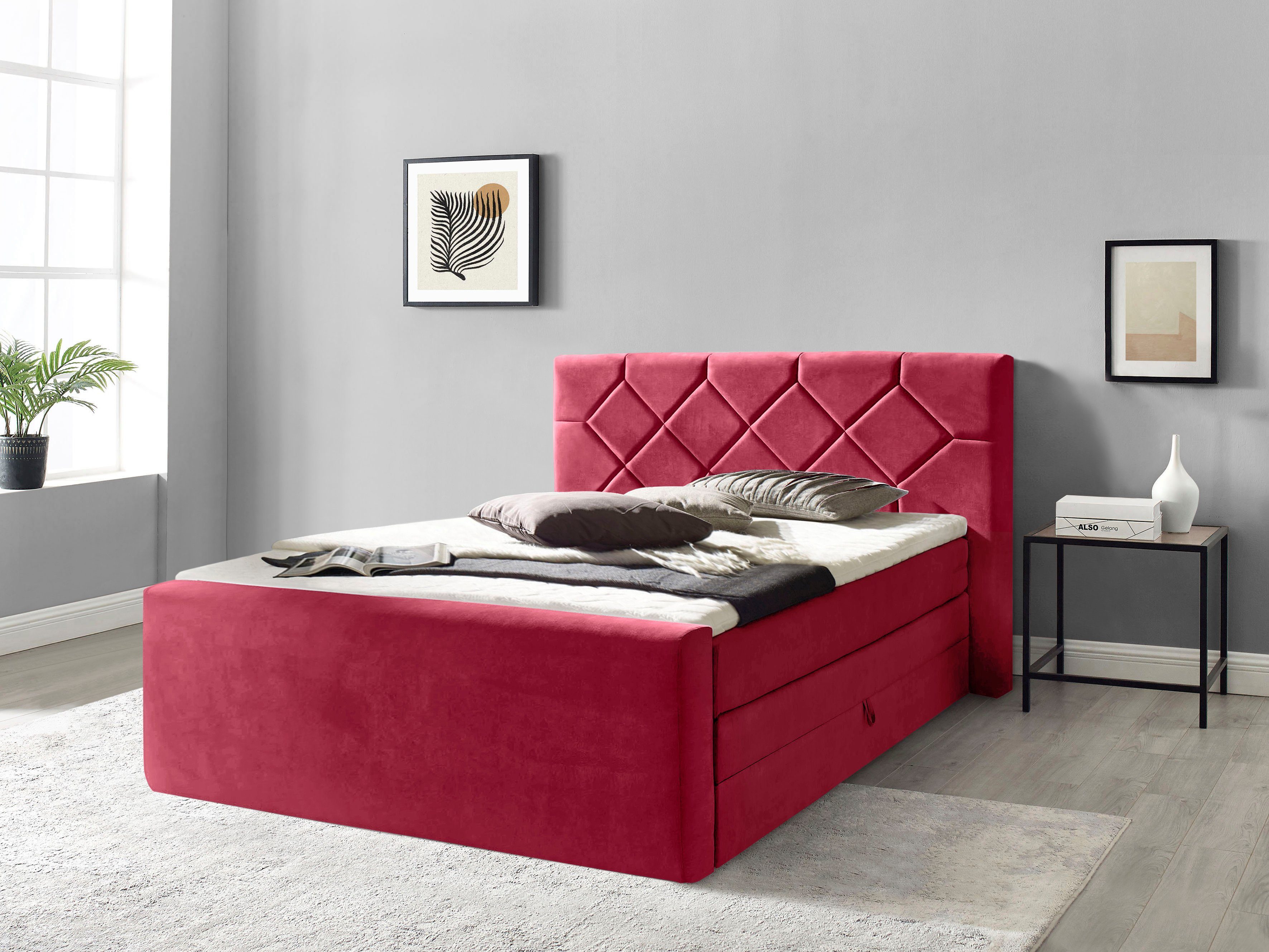 Places of Style Boxspring Atlanta inclusief topmatras en bedkist