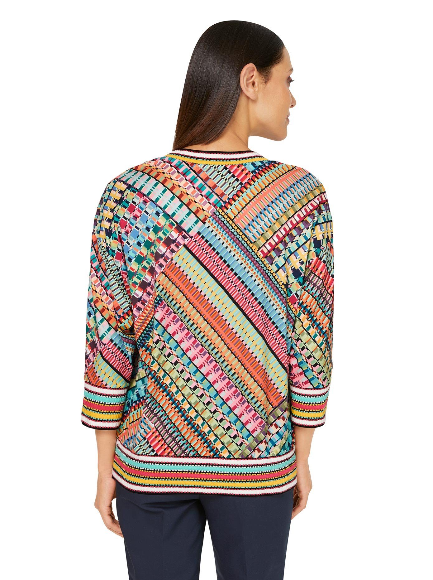 heine Shirt met 3/4-mouwen Gedessineerd shirt (1-delig)