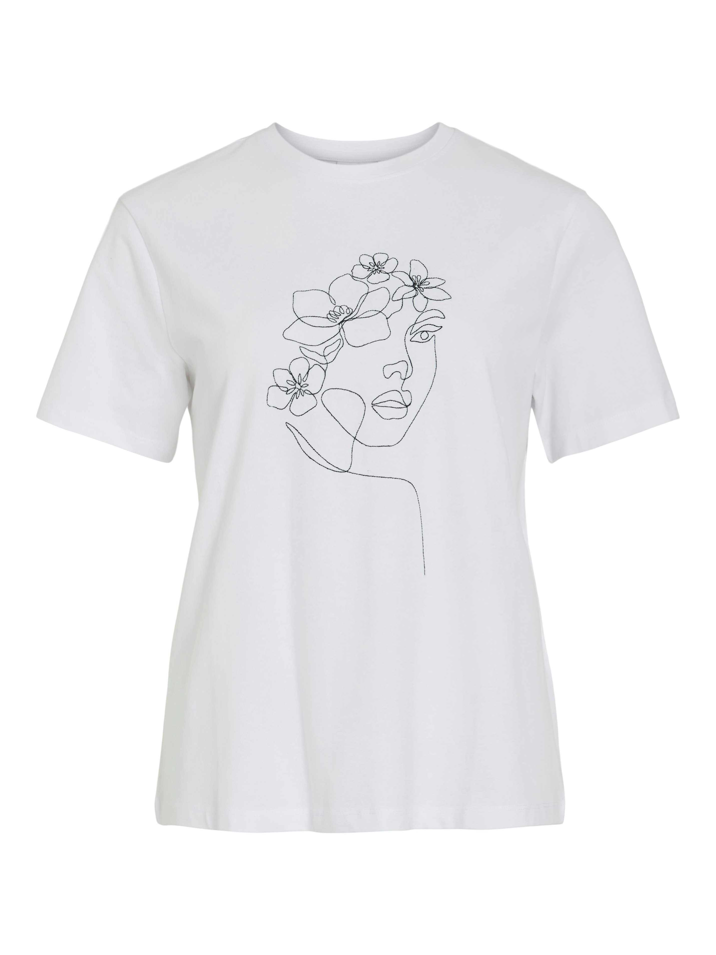Vila Shirt met korte mouwen VINORA S/S T-SHIRT - NOOS