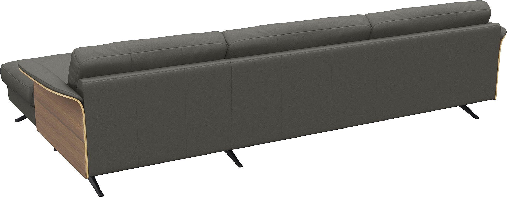 FLEXLUX Hoekbank Glow, super comfortabel door hoogwaardige zitconstructie met binnenvering, L-vorm