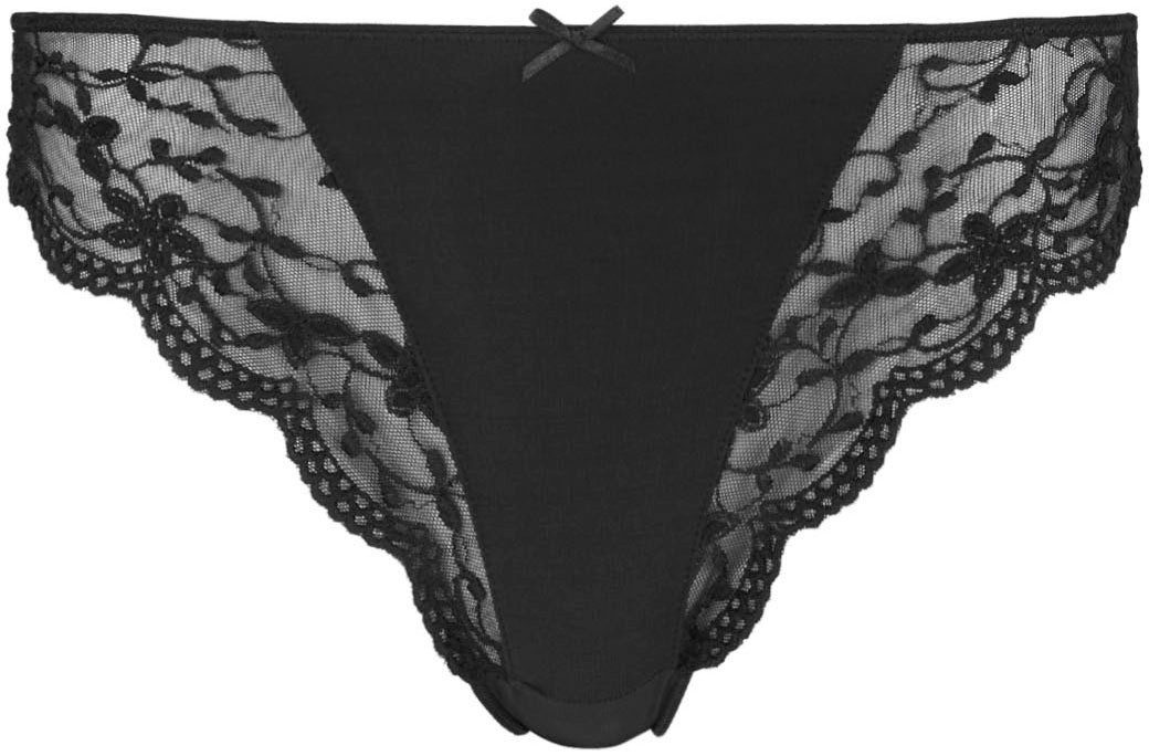 Nina Von C. String SILVER EDITION met gebloemde kanten inzetten (2 stuks Set van 2)