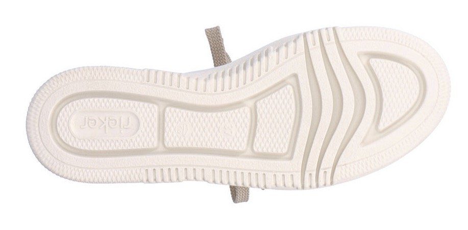 Rieker Plateausneakers van canvas, vrijetijdsschoen, lage schoen, veterschoen