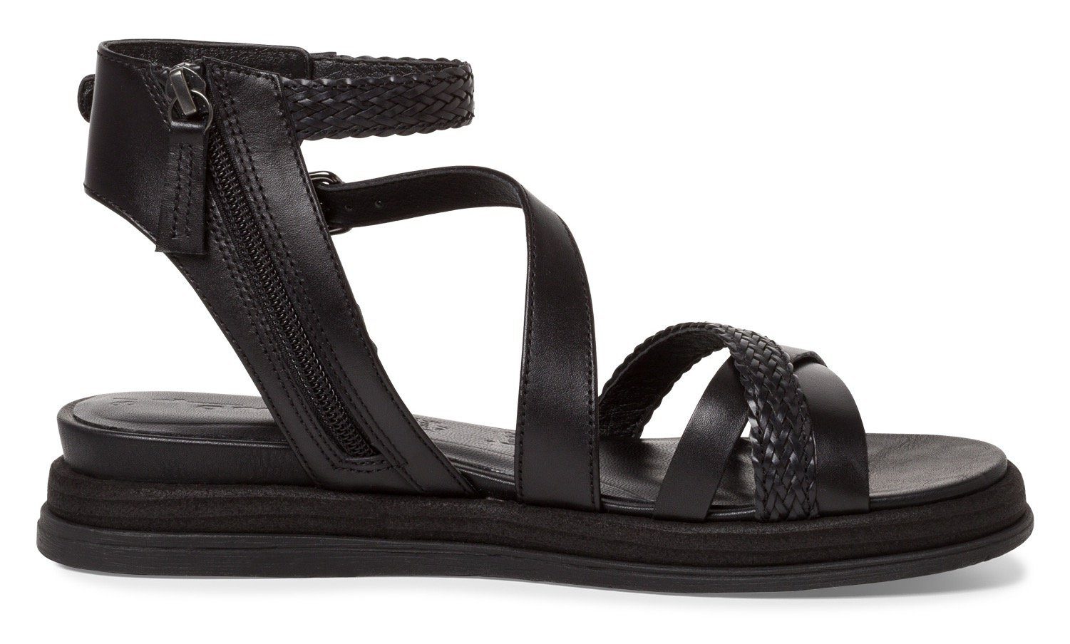 Tamaris Sandalen zomerschoen, sandaal, sleehak, met zijrits