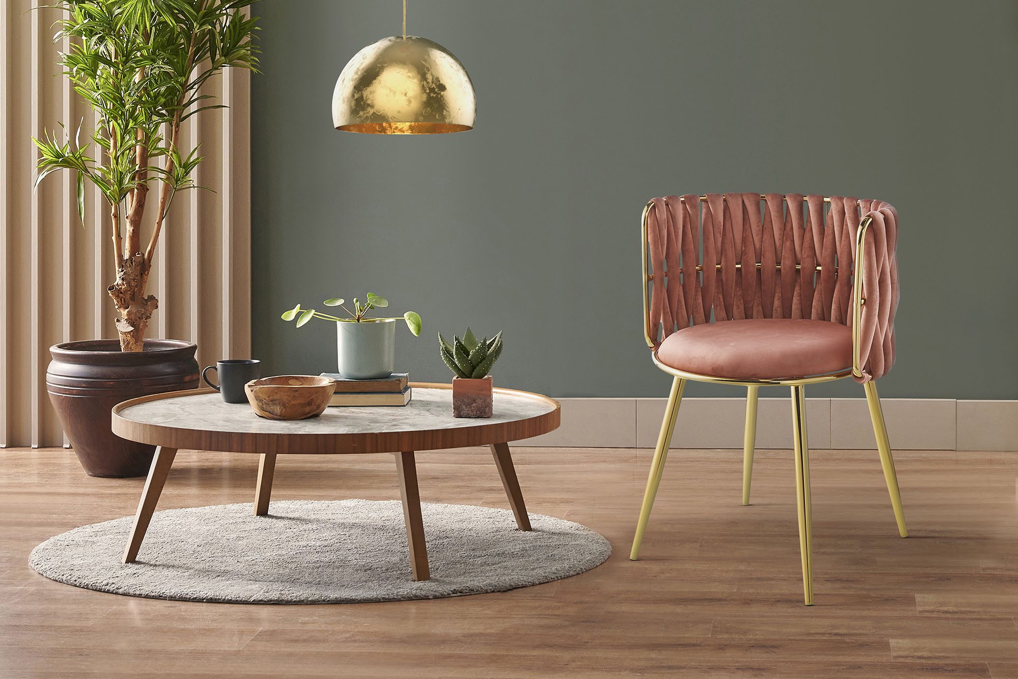 Kayoom Stoel Melly 125 2-delige set, geweldig ontwerp van de rugleuning, ronde zitting (set, 2 stuks)