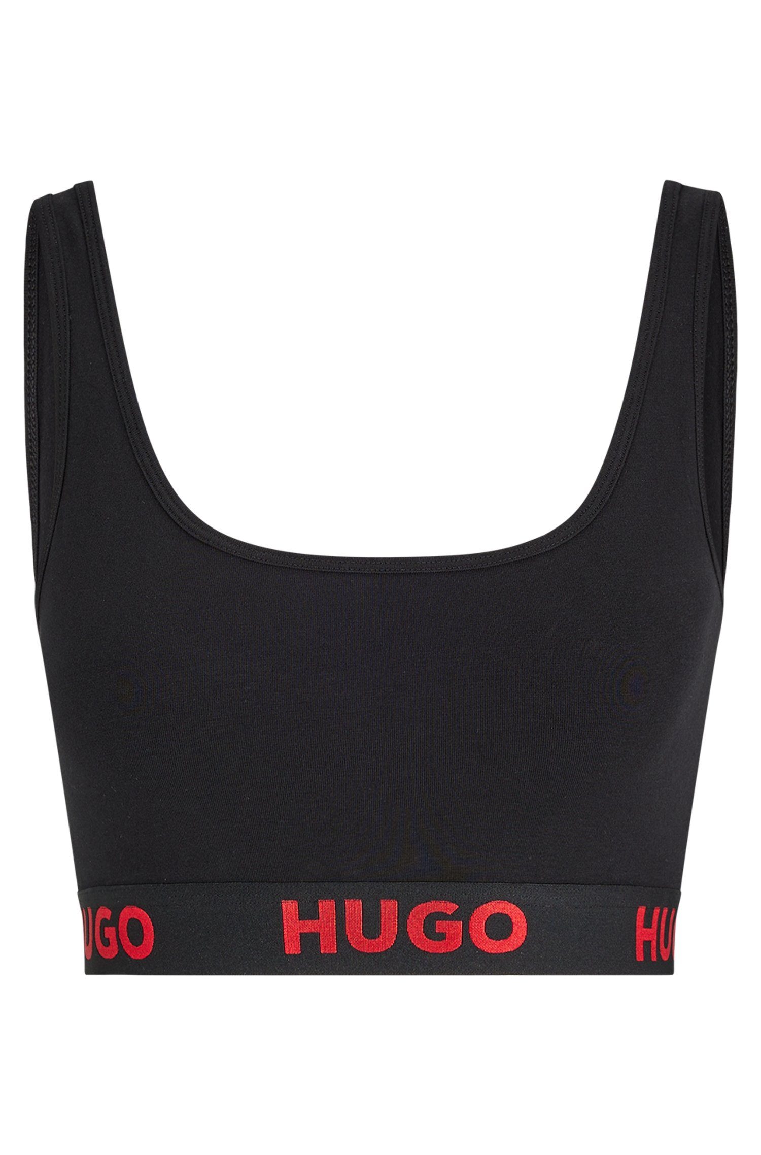 HUGO underwear Bralette-bh BRALETTE SPORTY LOGO met elastische taille