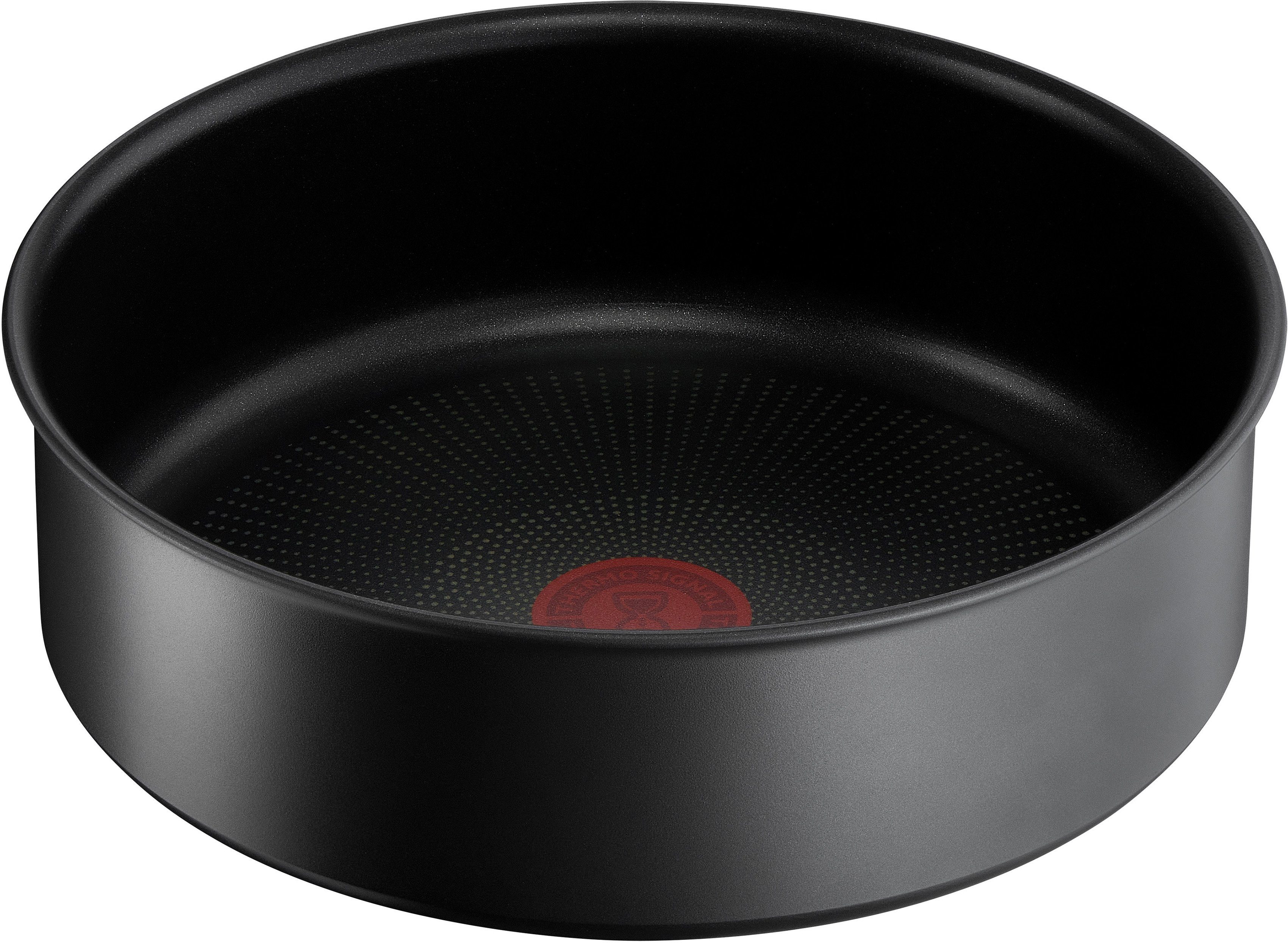 Tefal Pannenset L76491 Ingenio Ultimate, kookpan set inductie, anti-aanbaklaag geschikt voor alle kookplaten, thermo-signaal bij ideale baktemperatuur (set, 10-delig)