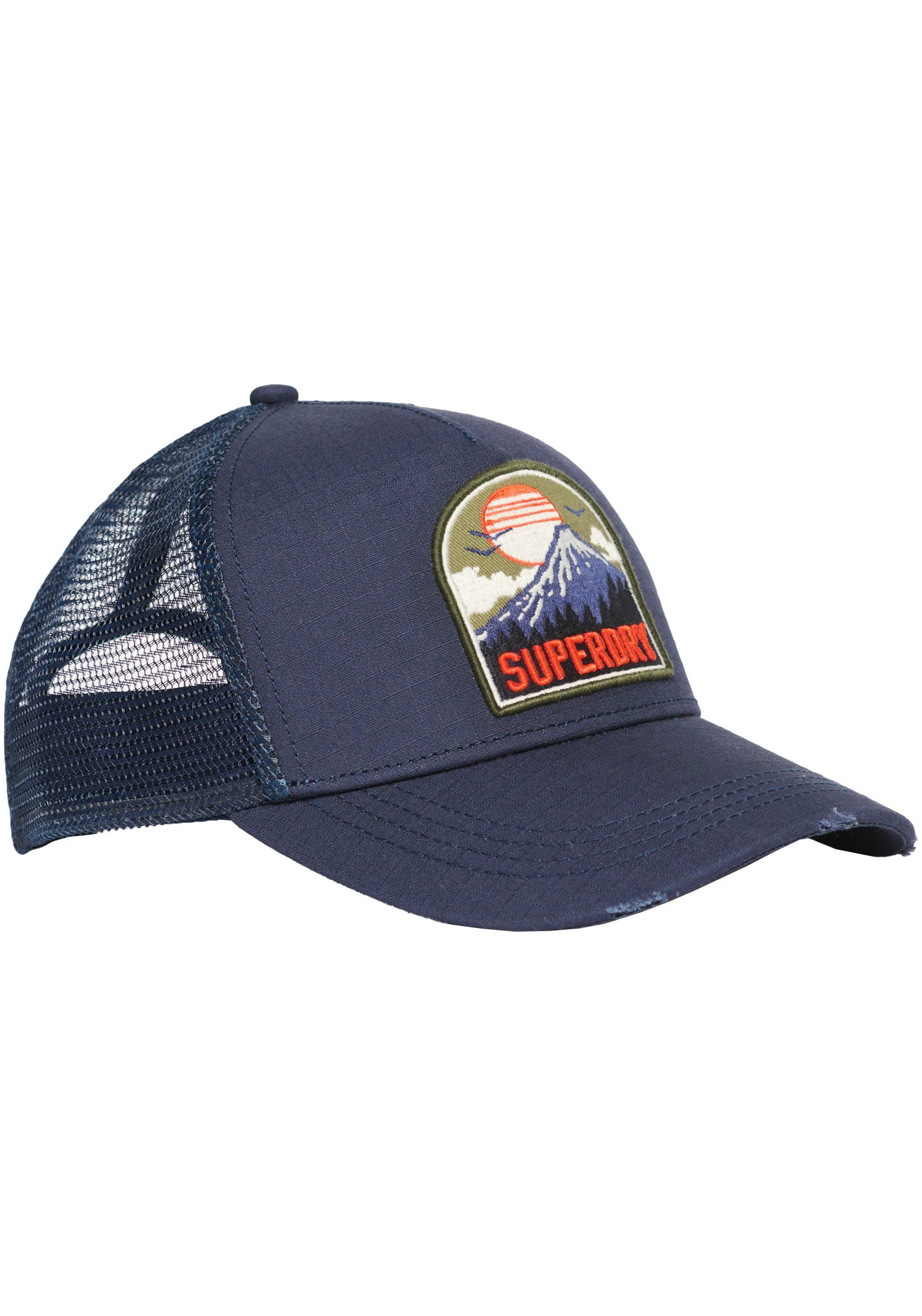 Superdry Baseball pet DIRT ROAD TRUCKER CAP dames caps blauw