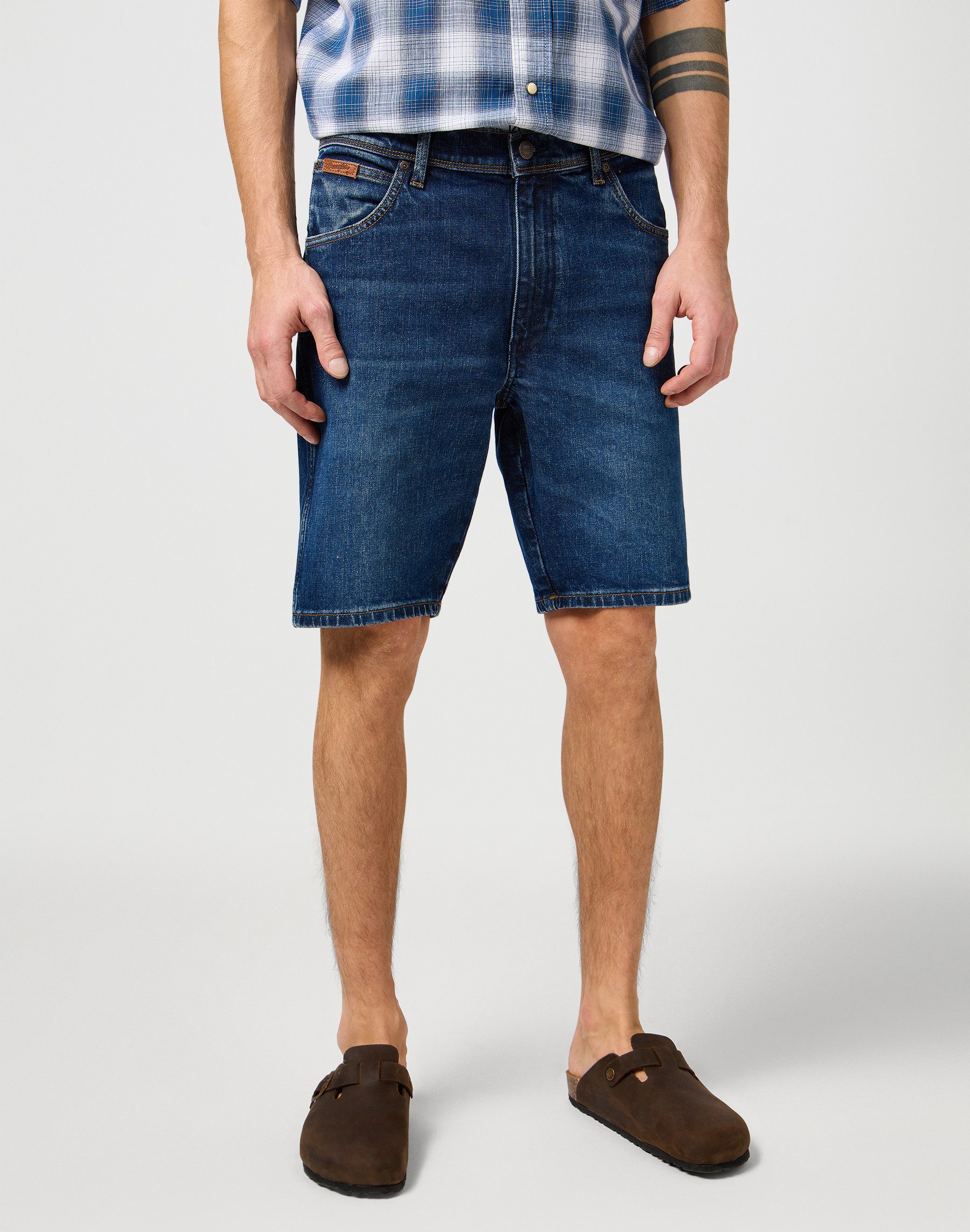 Wrangler Jeansshort Texas heren jeans maat 31 blauw