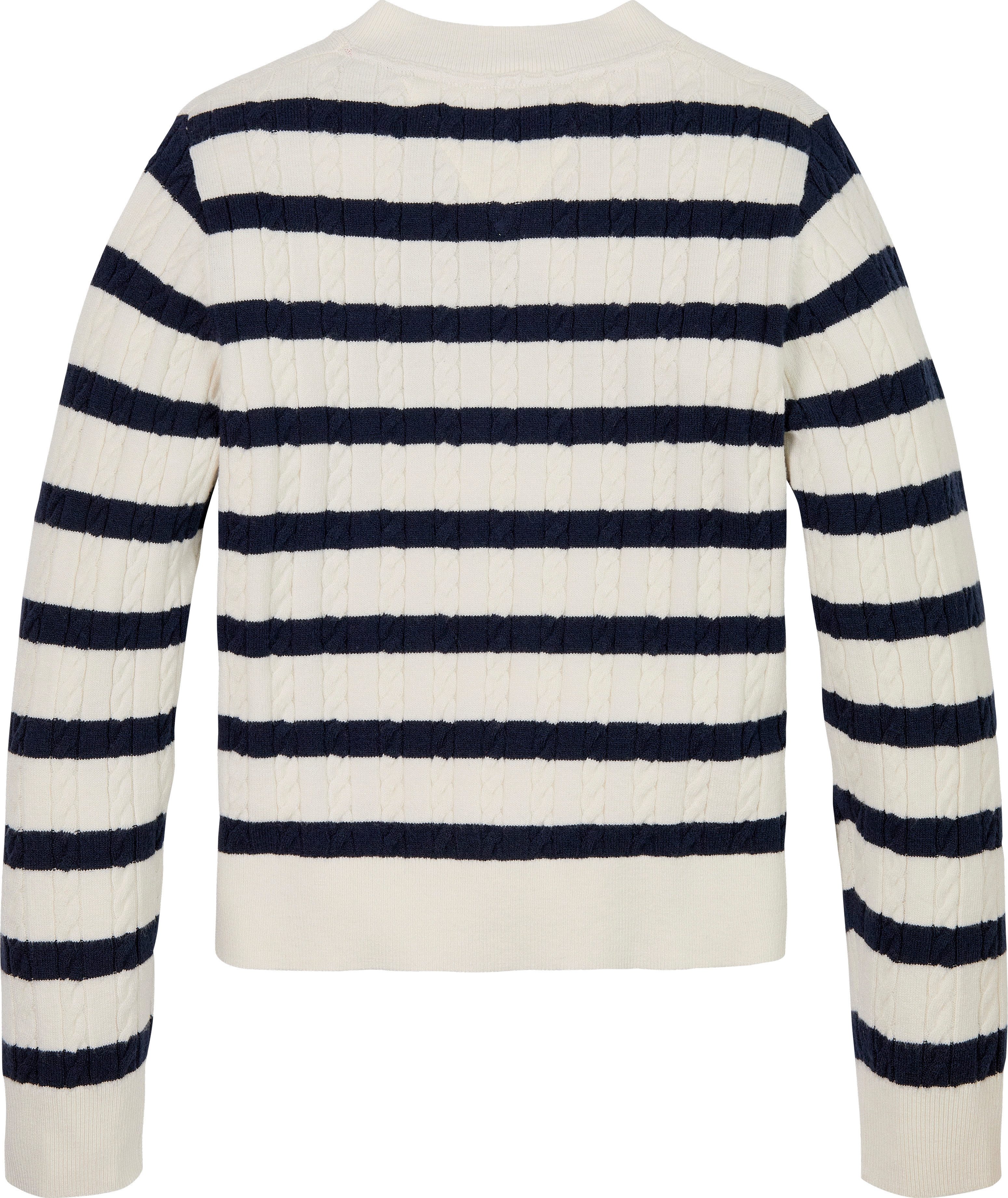 Tommy Hilfiger Vest MINI CABLE CARDIGAN met klein kabelpatroon