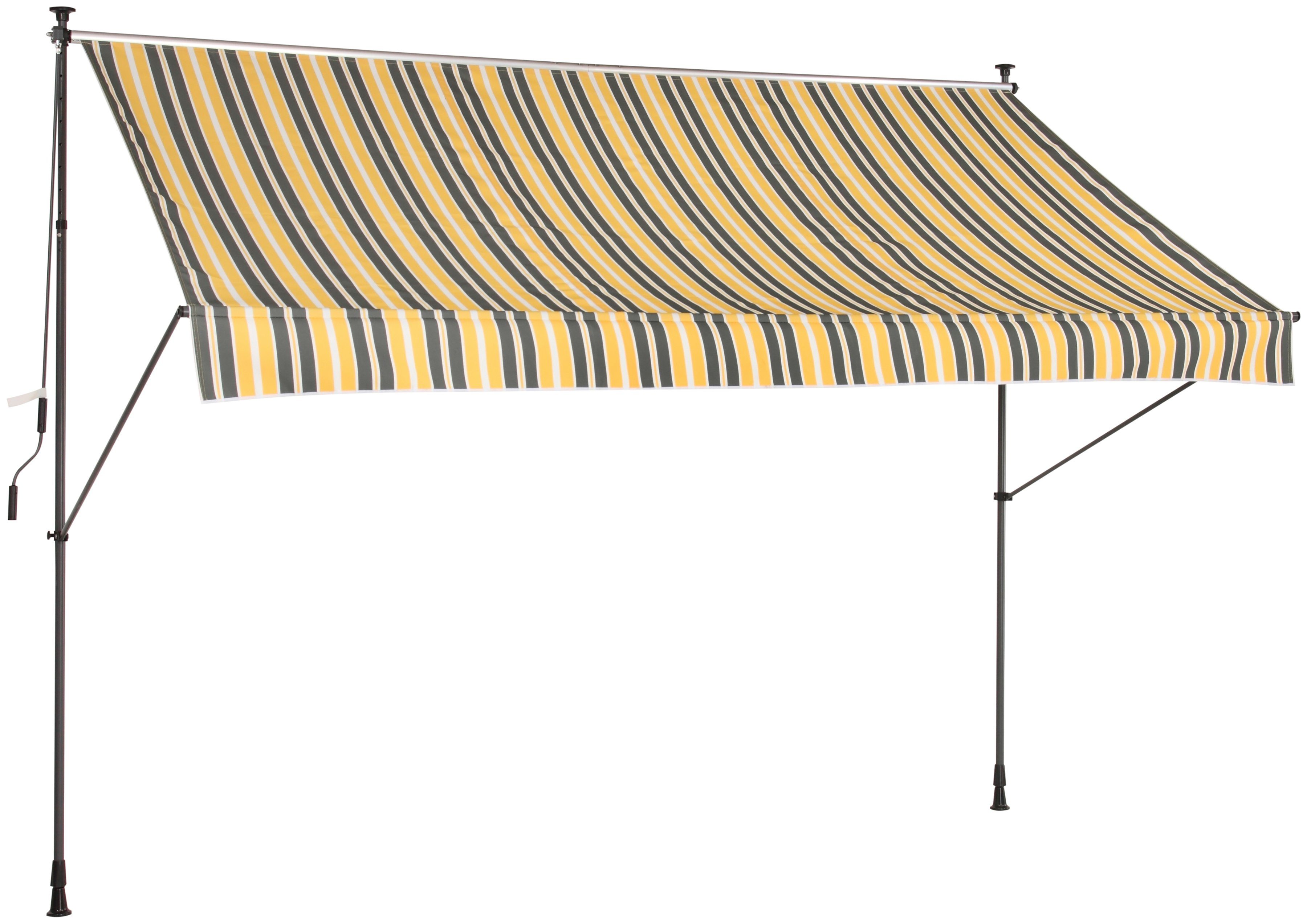 KONIFERA Klemzonnescherm Breedte/uitval: 300x150 cm