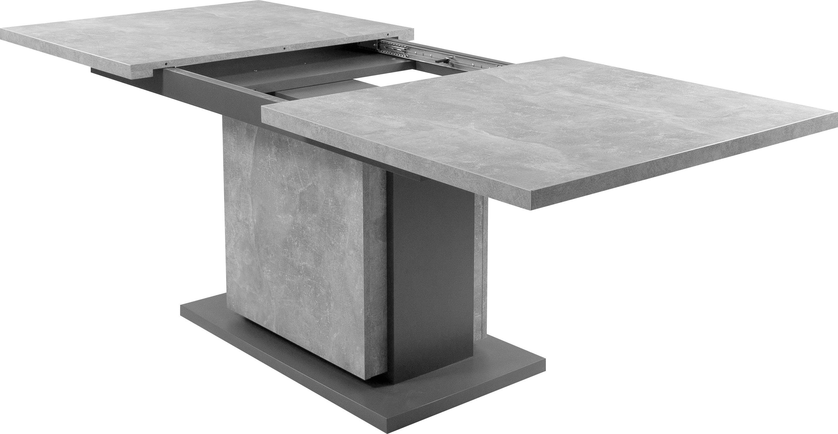 byLIVING Eettafel met uittrekfunctie, in 2 breedten 140-190 cm of 160-215 cm