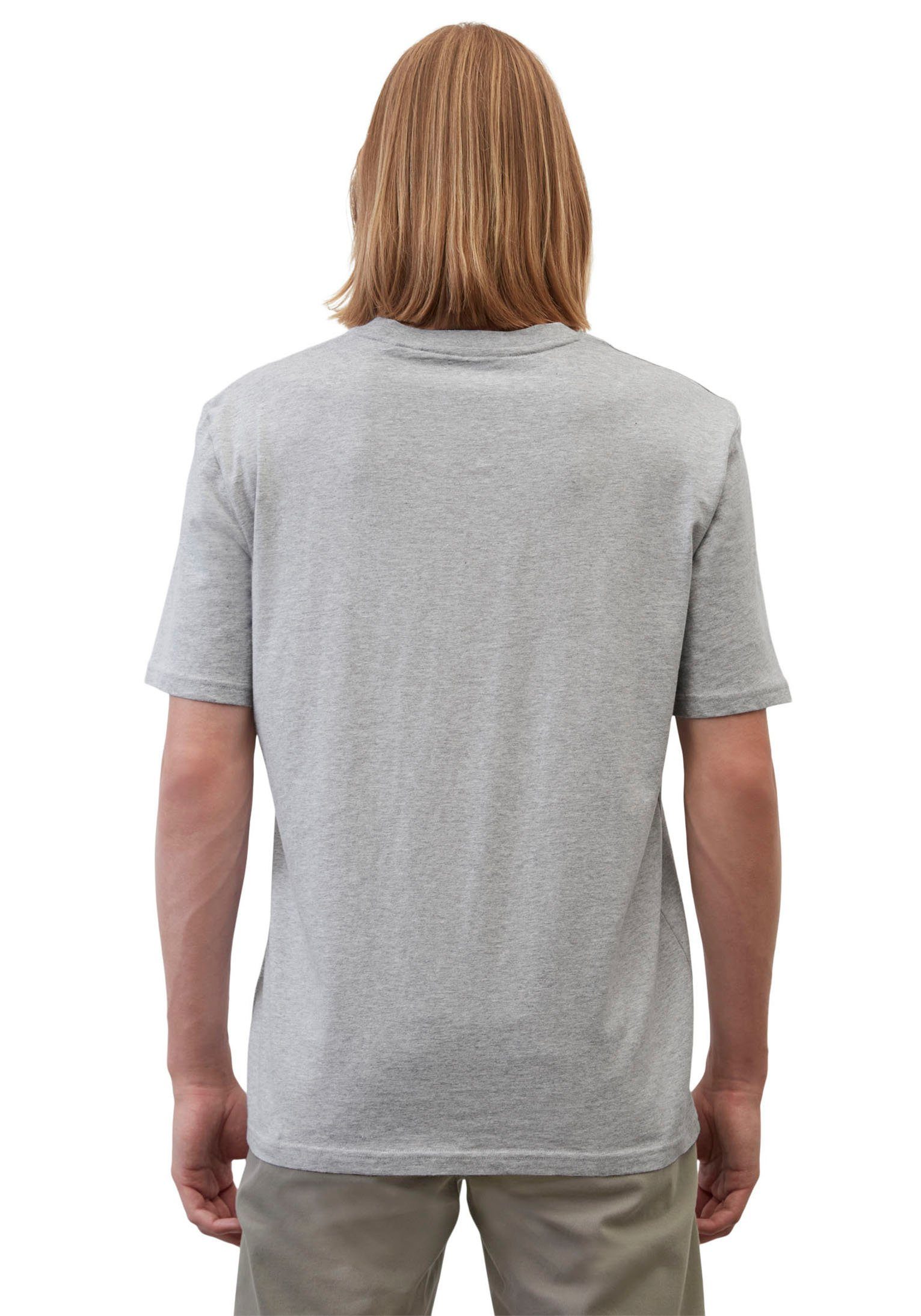 Marc O'Polo T-shirt Logo-T-shirt van bio-katoen