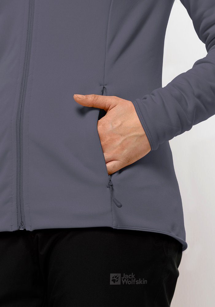 Jack Wolfskin Fleecejack BAISELBERG HOODED FZ W