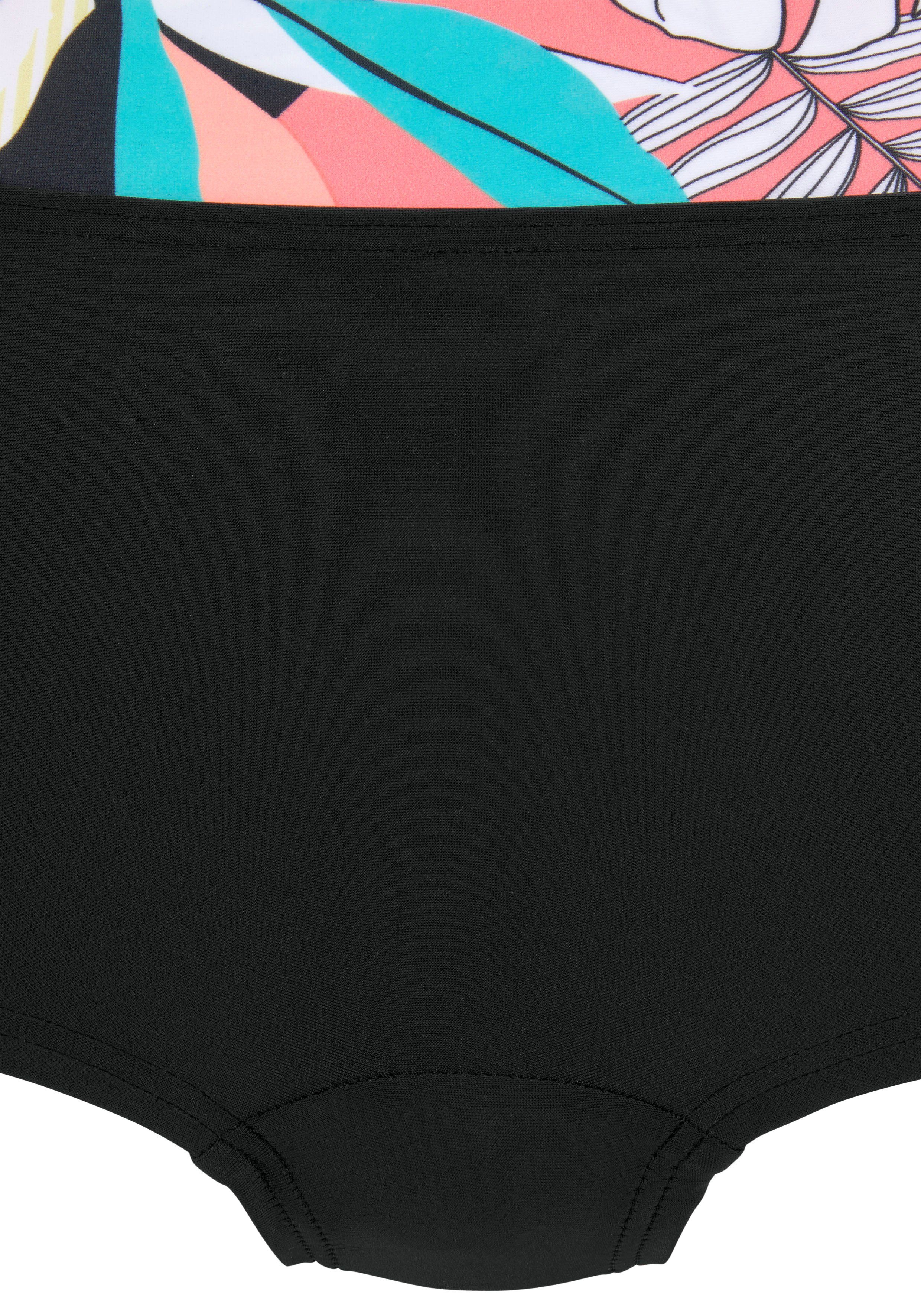 active by Lascana Bikini-hotpants Layne met gedessineerde boord