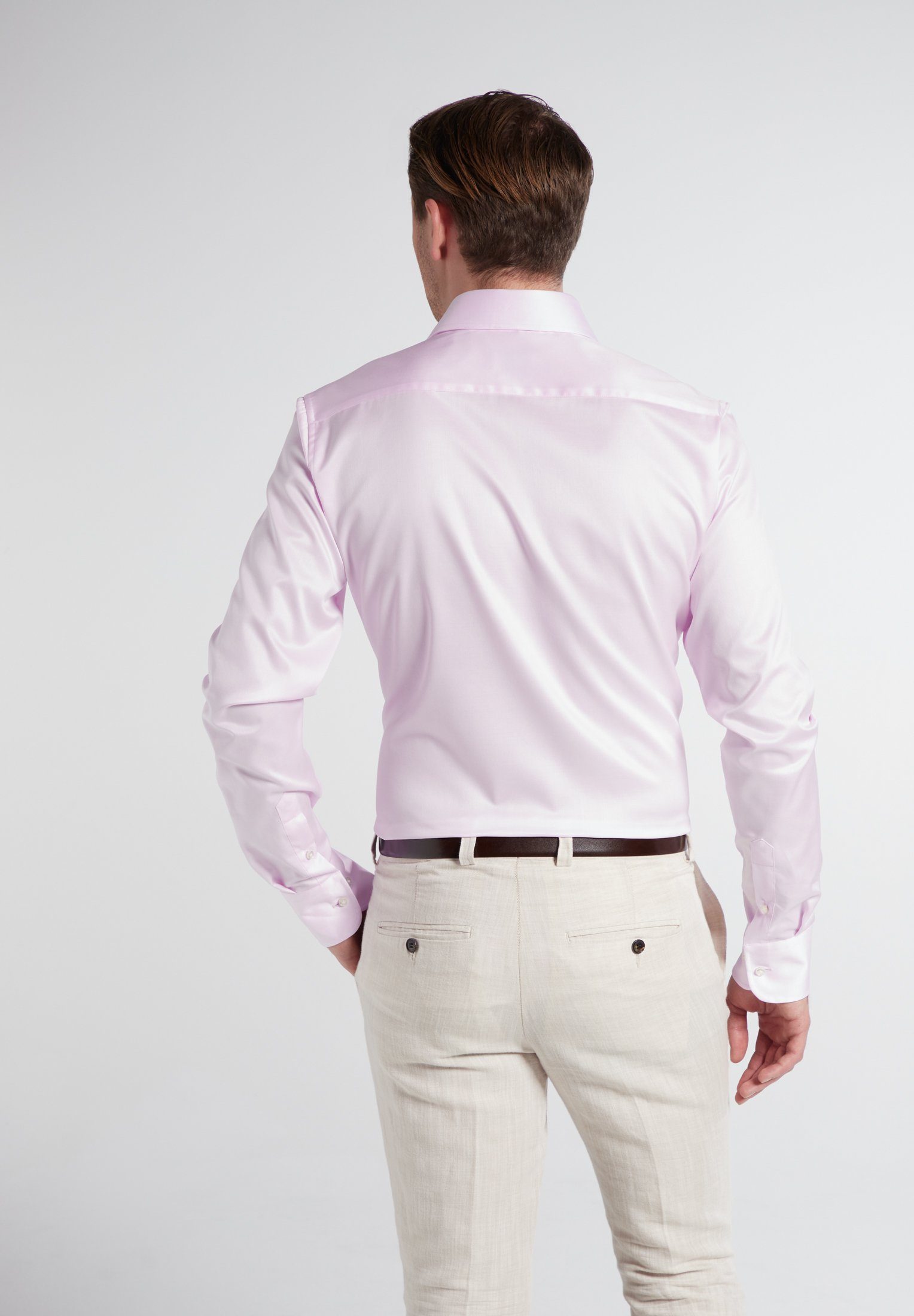 Eterna Overhemd met lange mouwen Slim fit NON IRON (strijkvrij)