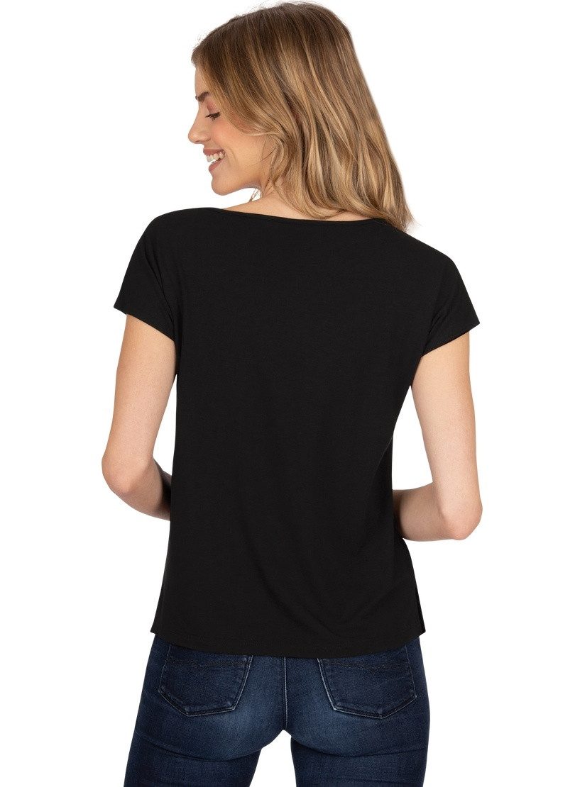 Trigema T-shirt TRIGEMA T-shirt van viscose (1-delig)