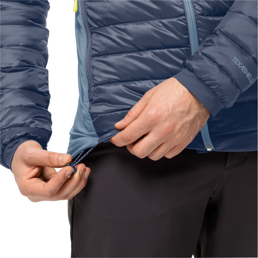 Jack Wolfskin Gewatteerde jas ROUTEBURN PRO INS JKT M winddicht zeer waterafstotend ademend