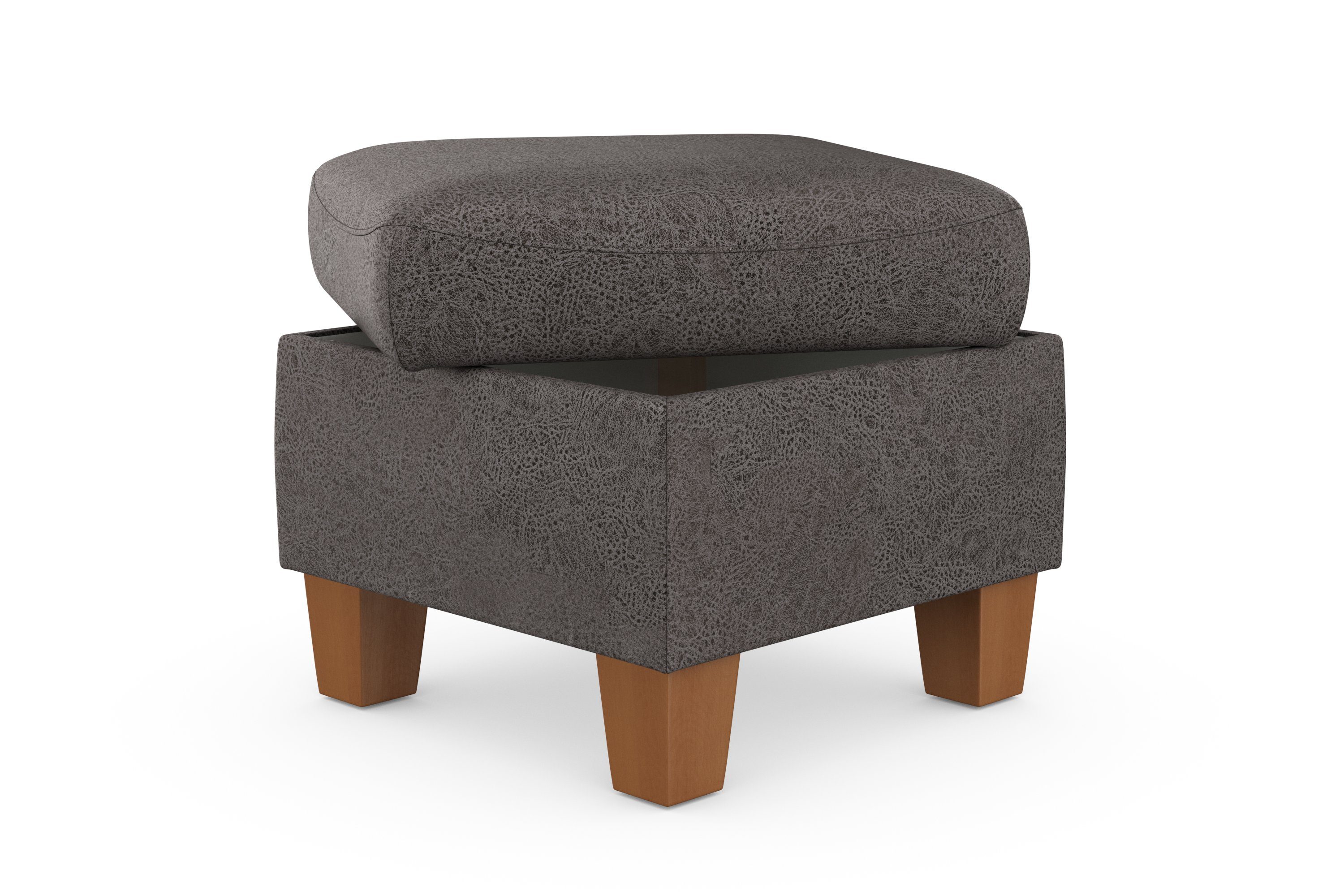 Home affaire Hocker met bergruimte CALDERA Bergruimte, ook in easy care-bekleding voor eenvoudig schoonmaken met water