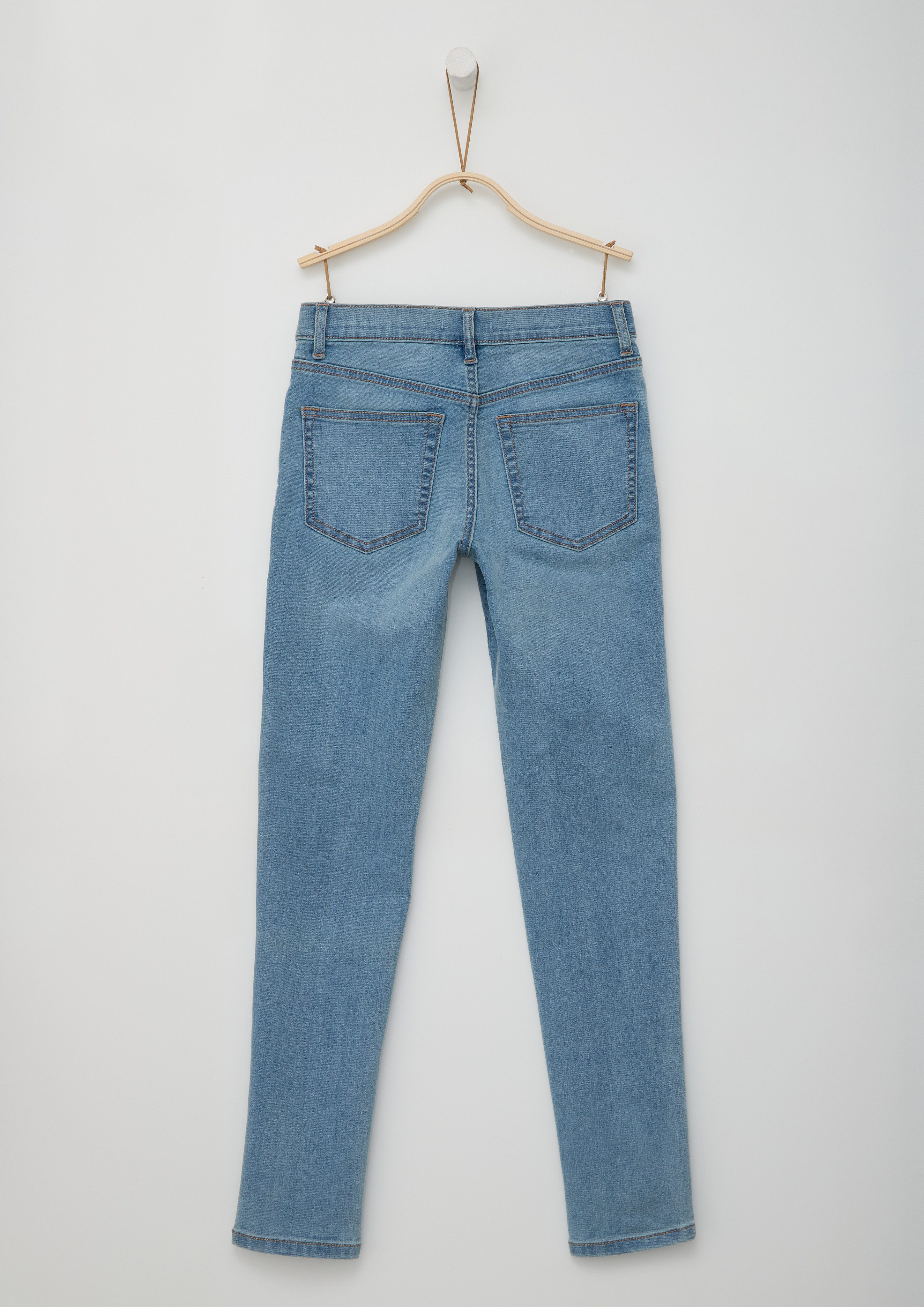 s.Oliver RED LABEL Junior Skinny fit jeans in five-pocketsstijl