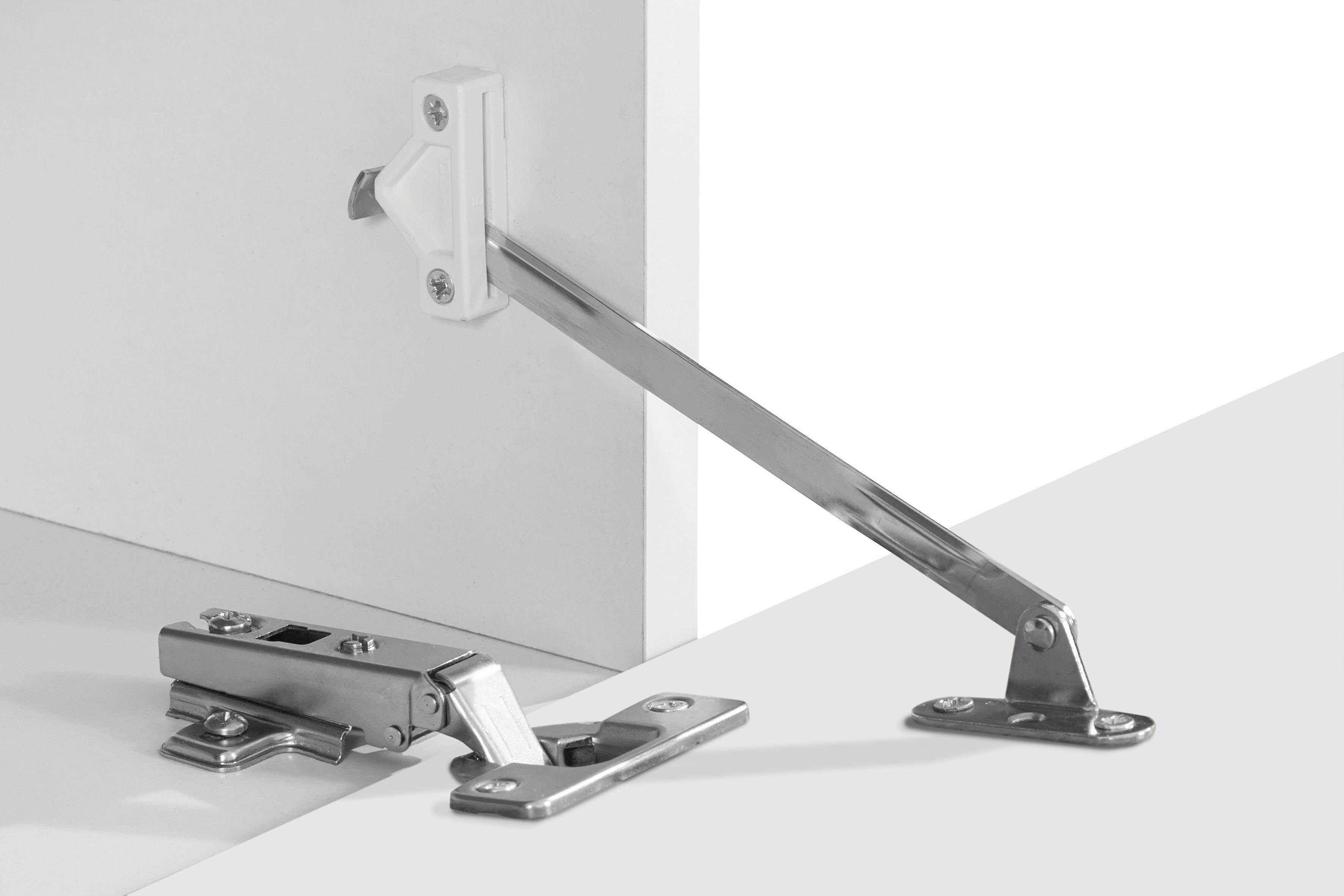 INOSIGN Tv-meubel Coro, lowboard, TV-commode, TV-meubelen, TV-bank met 3 kleppen waarvan 2 met push-to-open functie, breedte 200 cm