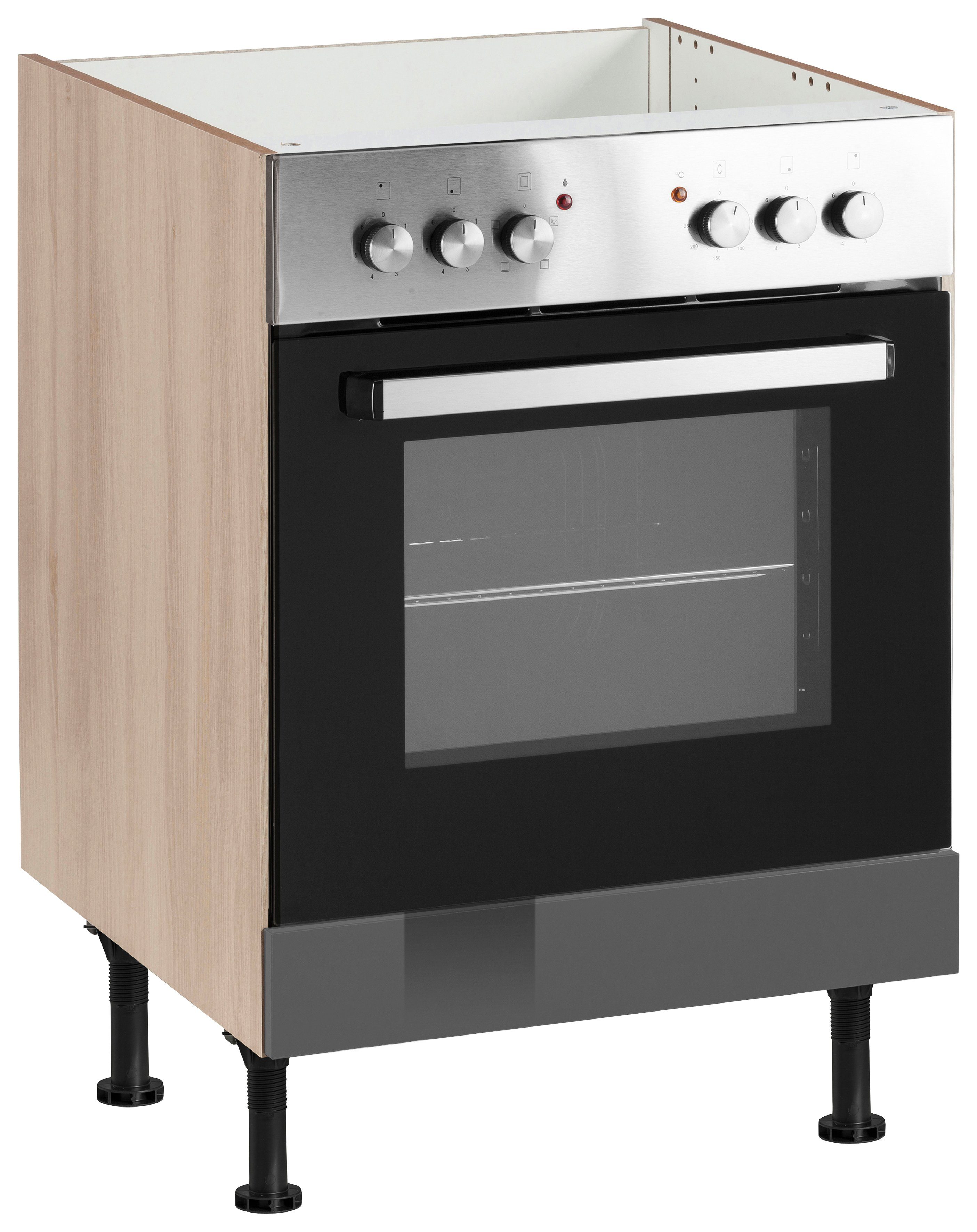 OPTIFIT Ombouwkast voor oven Bern 60 cm breed, met in hoogte verstelbare stelpoten