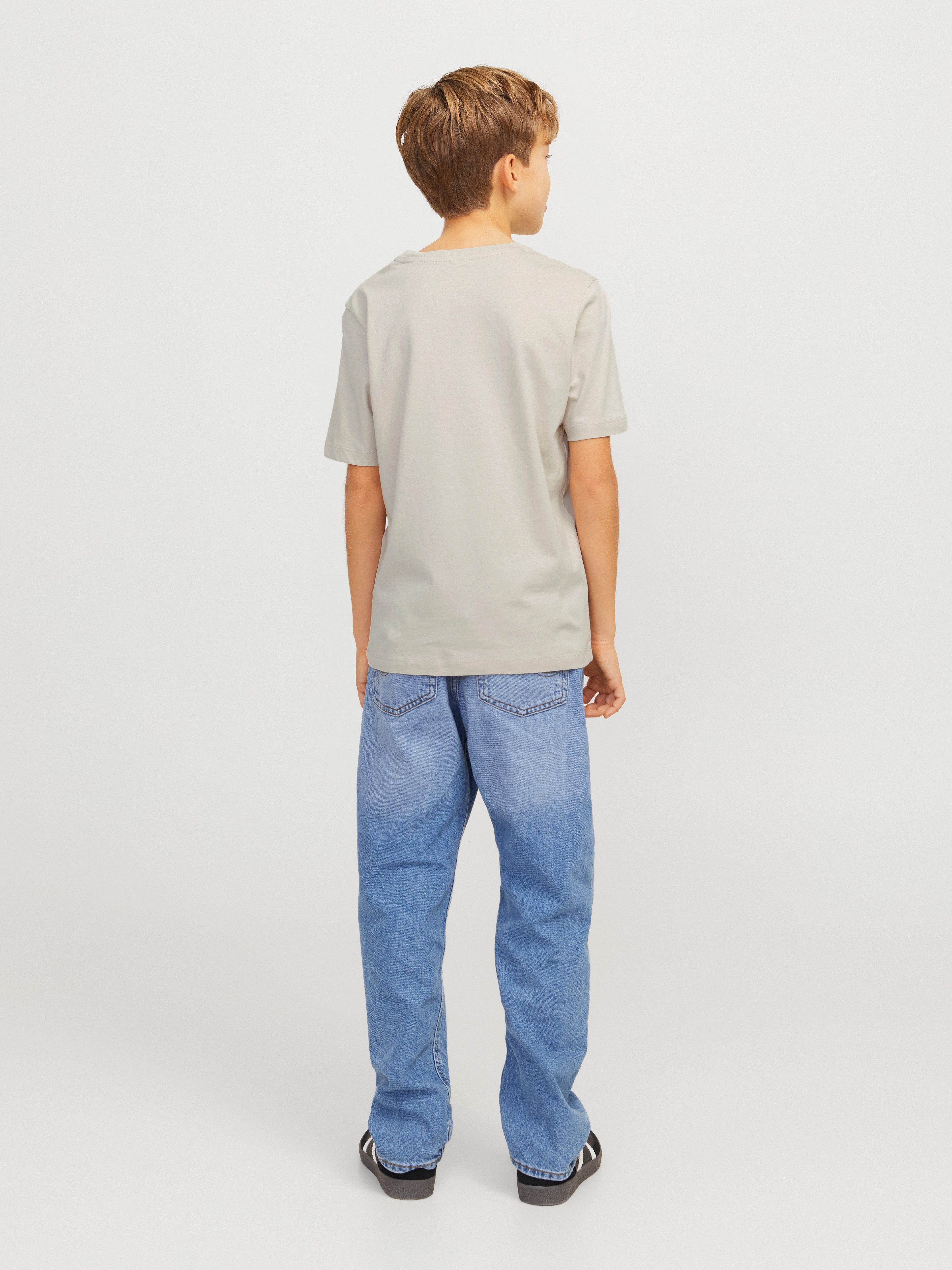 Jack & Jones Junior Shirt met ronde hals JJELOGO TEE SS O-NECK 2 COL S NOOS JNR