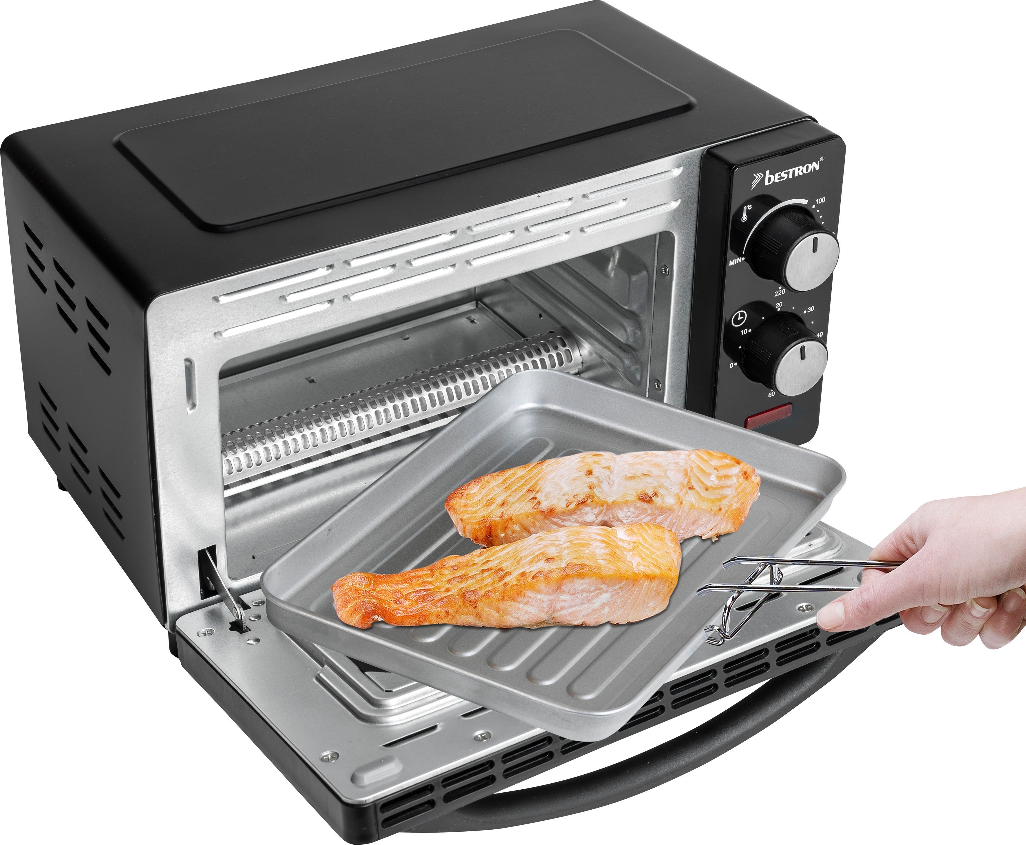 bestron Mini-oven AOV9 kompaktes Gerät