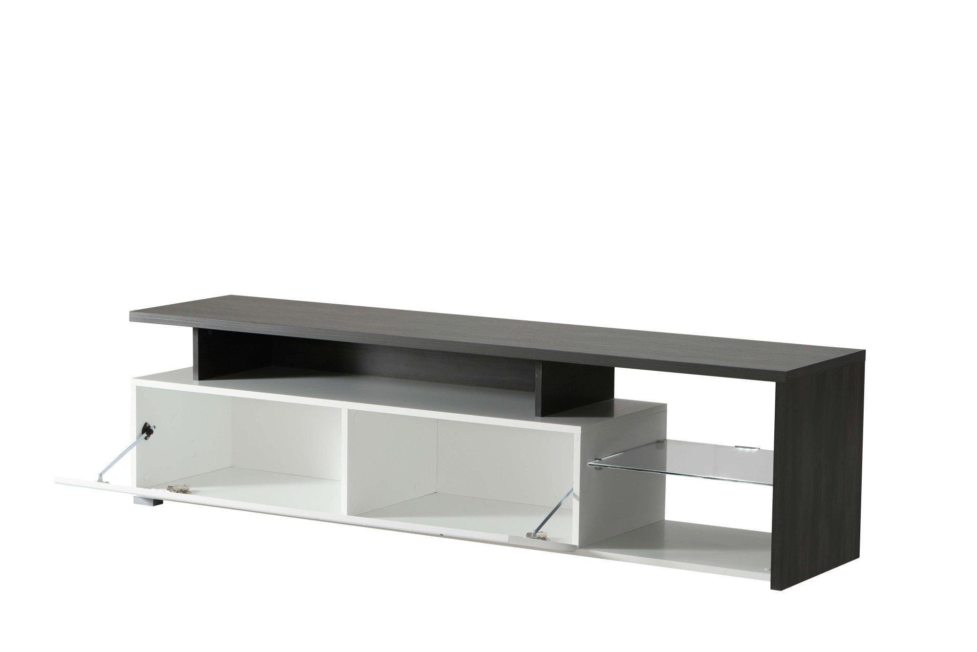 INOSIGN Tv-meubel Arctic TV-Board TV-kast, Br. 170 cm, met en zonder LED-verlichting, front met frezing