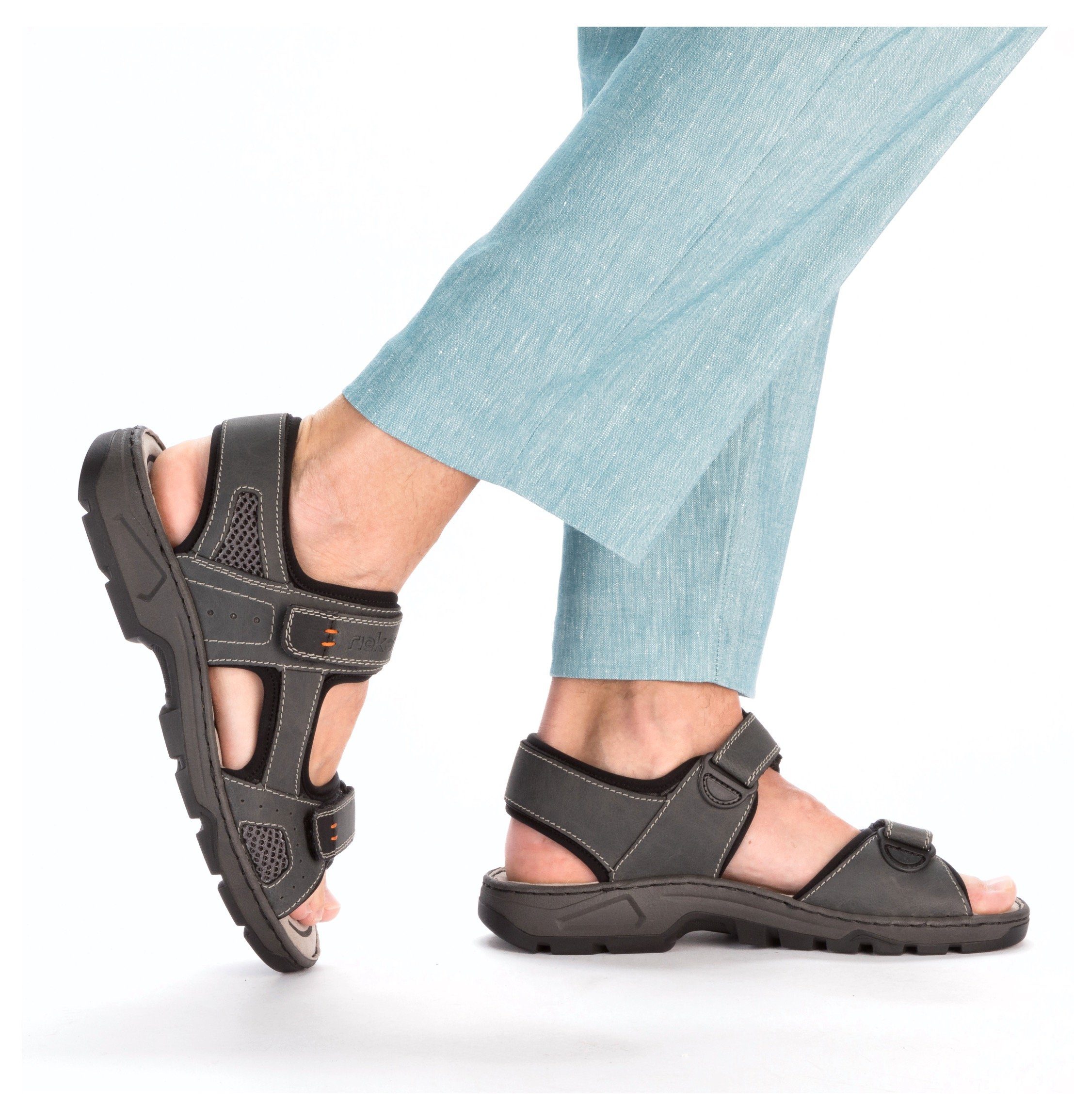 Rieker Sandalen zomerschoen, klittenbandschoen, outdoorschoen, in trekkinglook