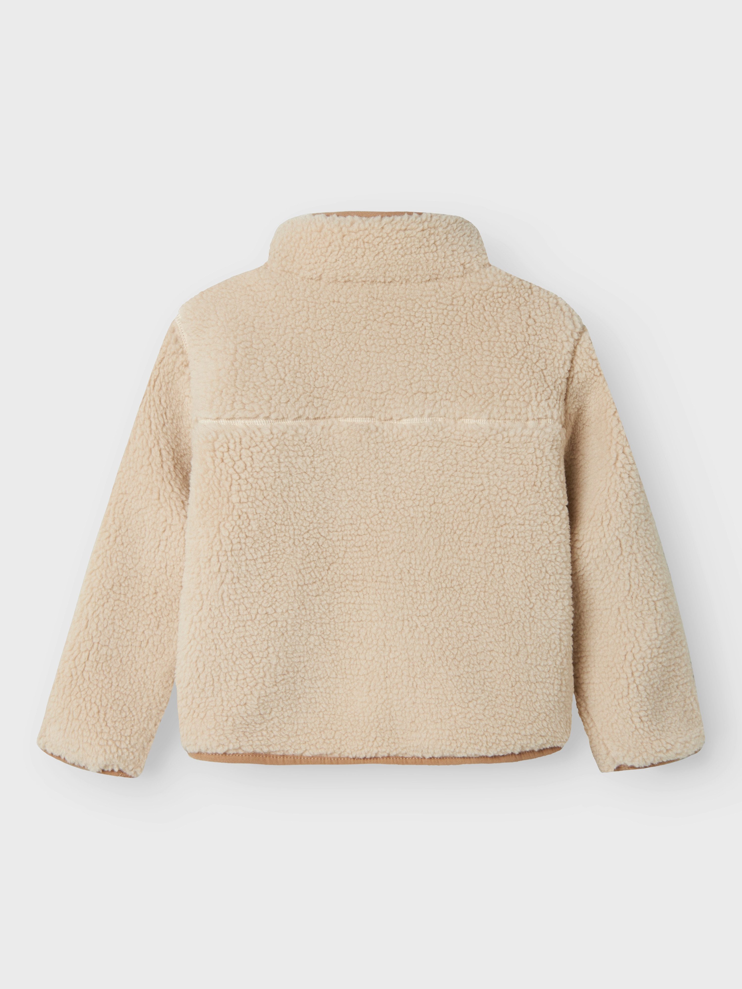 Name It Gebreid fleecejack NMNMATTIA SHERPA JACKET PB