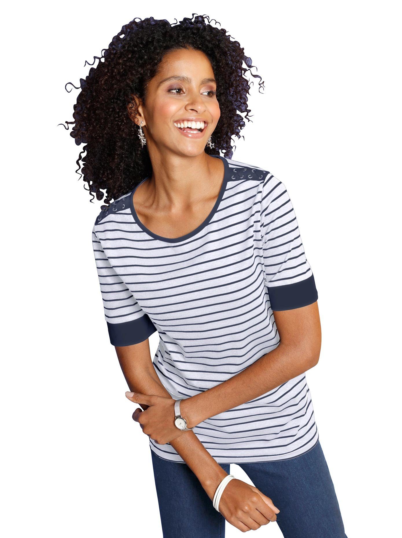 Classic Basics Shirt met ronde hals Shirt (1-delig)