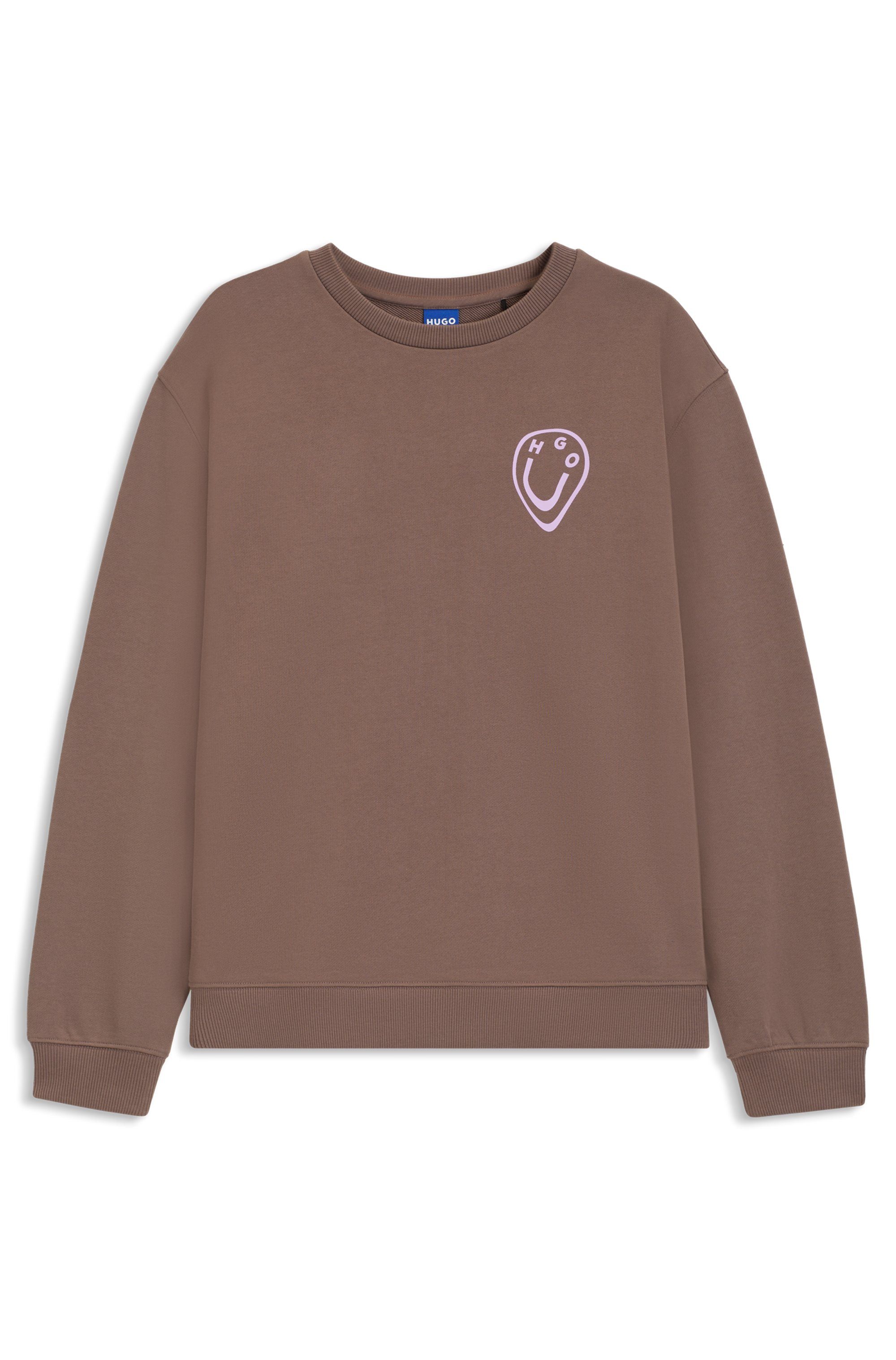 HUGO Blue Sweatshirt Oversized crew