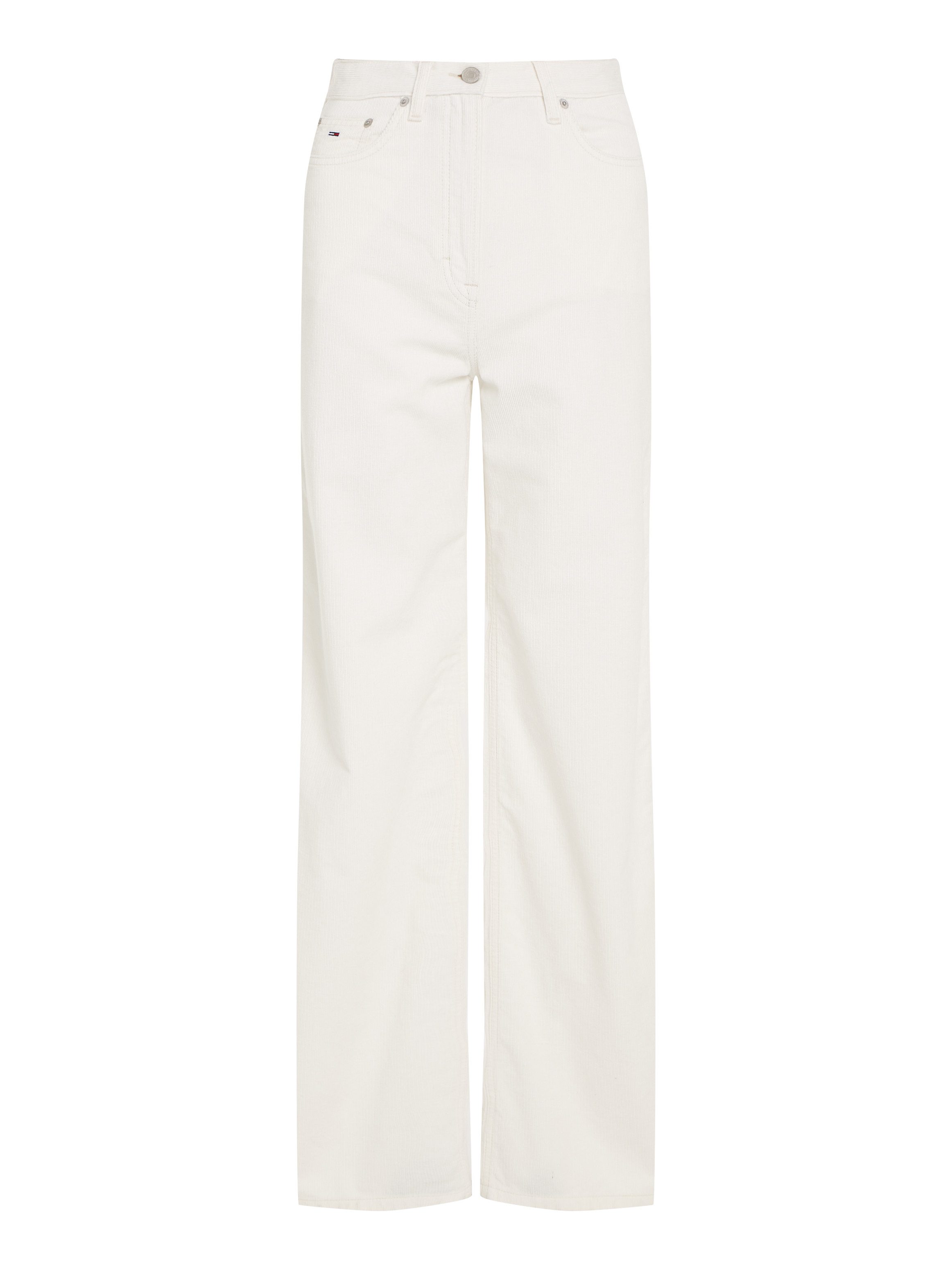 TOMMY JEANS Cordbroek TJW CLAIRE FINE CORD PANT van fijn cord, in 5-pocket-stijl