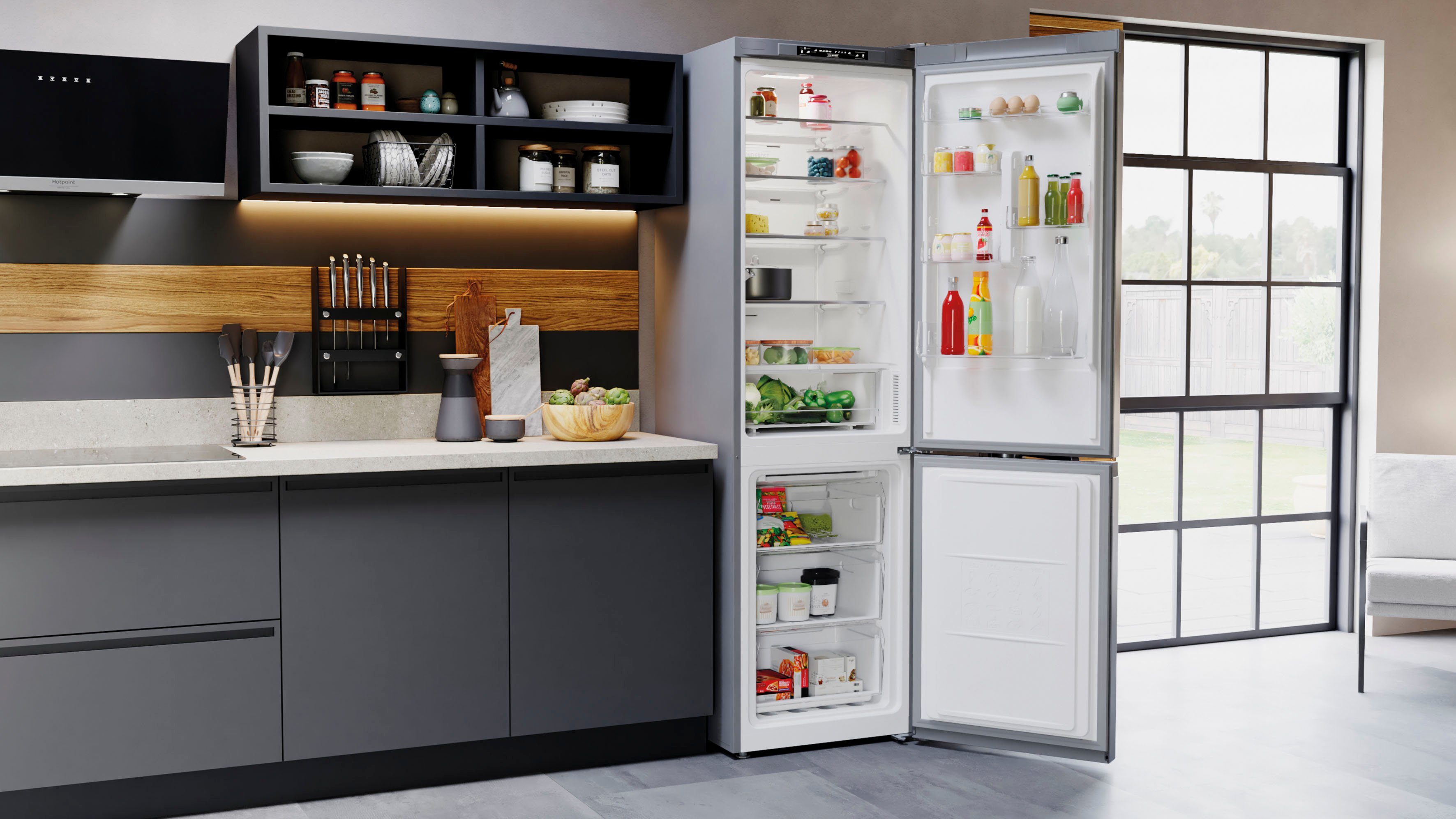 BAUKNECHT Koel-vriescombinatie KGN 20C1IN