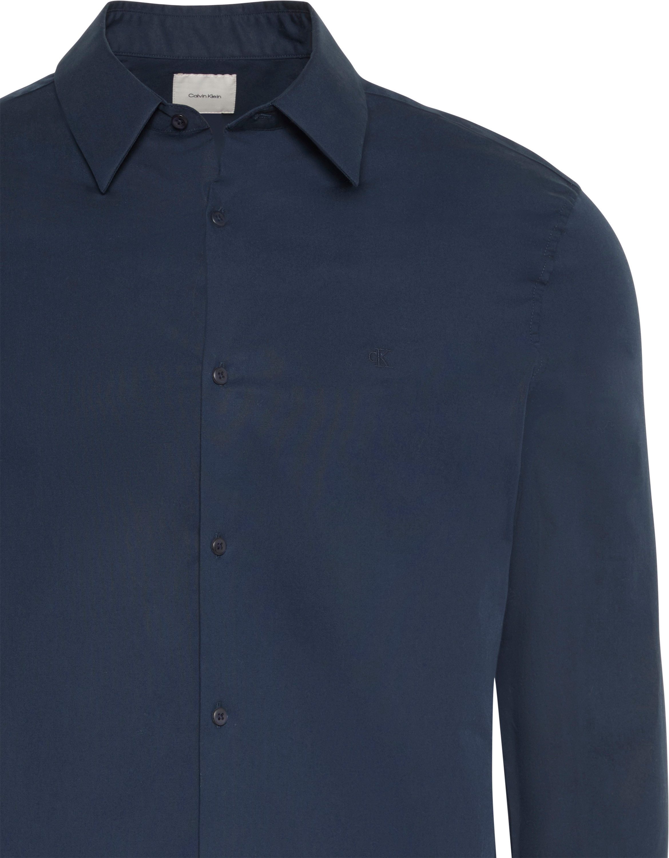 Calvin Klein Overhemd met lange mouwen LS SOLID STRETCH SLIM SHIRT
