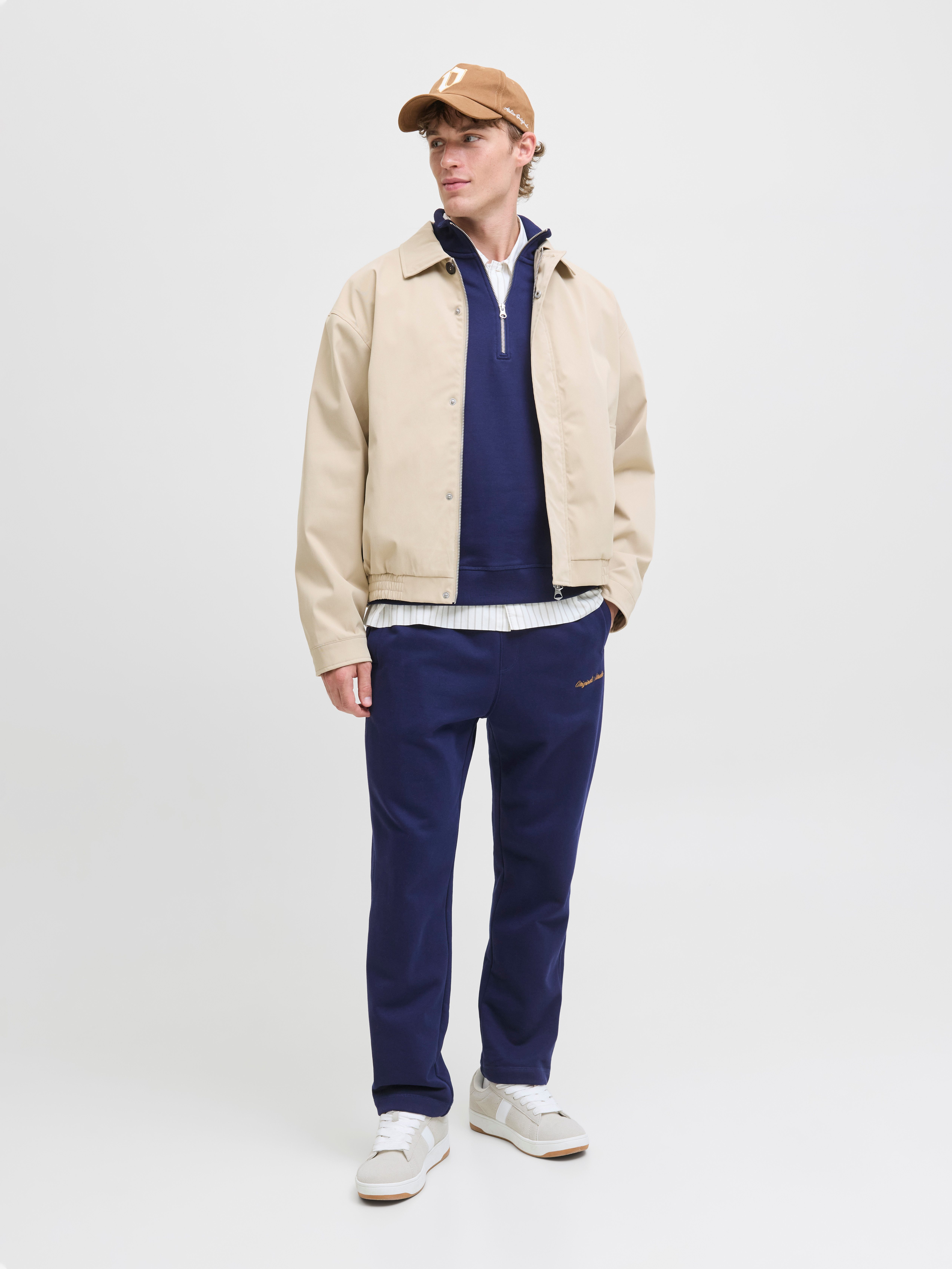 Jack & Jones Sweatshirt JORNORREBRO EMB SWEAT HIGH NECK SN